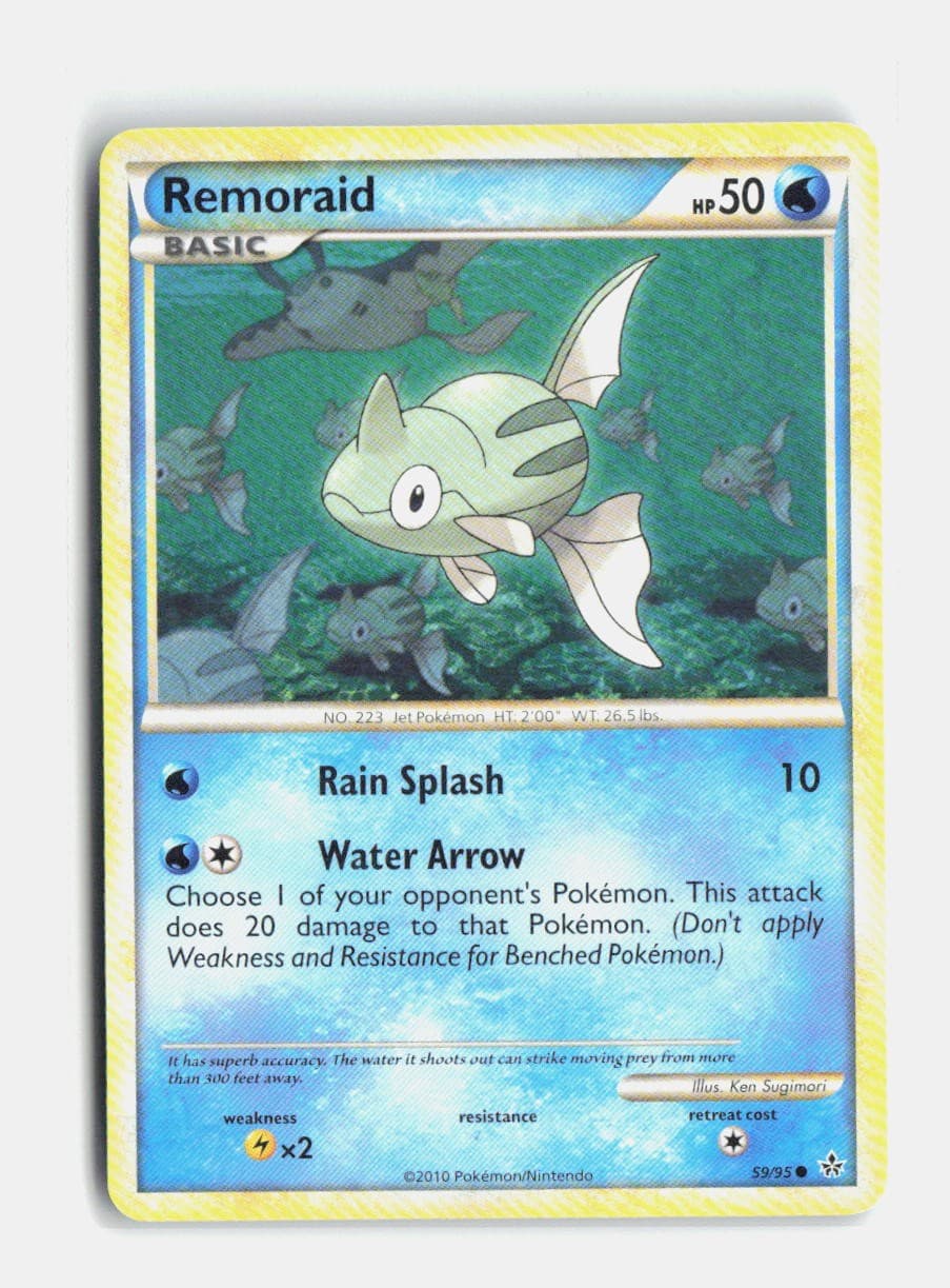 Remoraid 59/95 Unleashed Pokemon LP