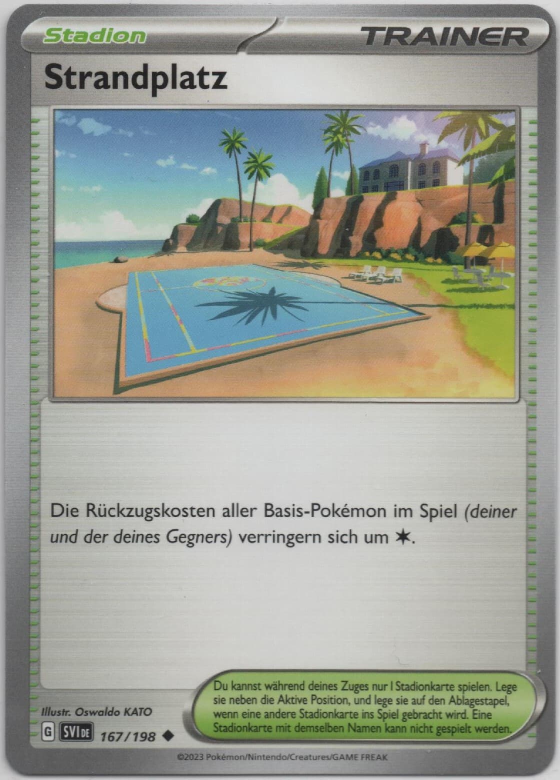 Pokemon SVI - Strandplatz - (Karmesin & Purpur 167) ♦