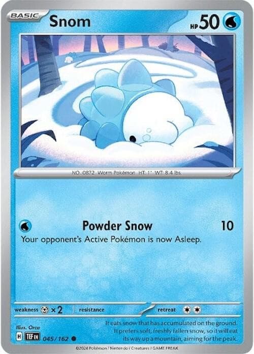 Snom - Normal Pokemon Scarlet & Violet Temporal Forces (045/162)