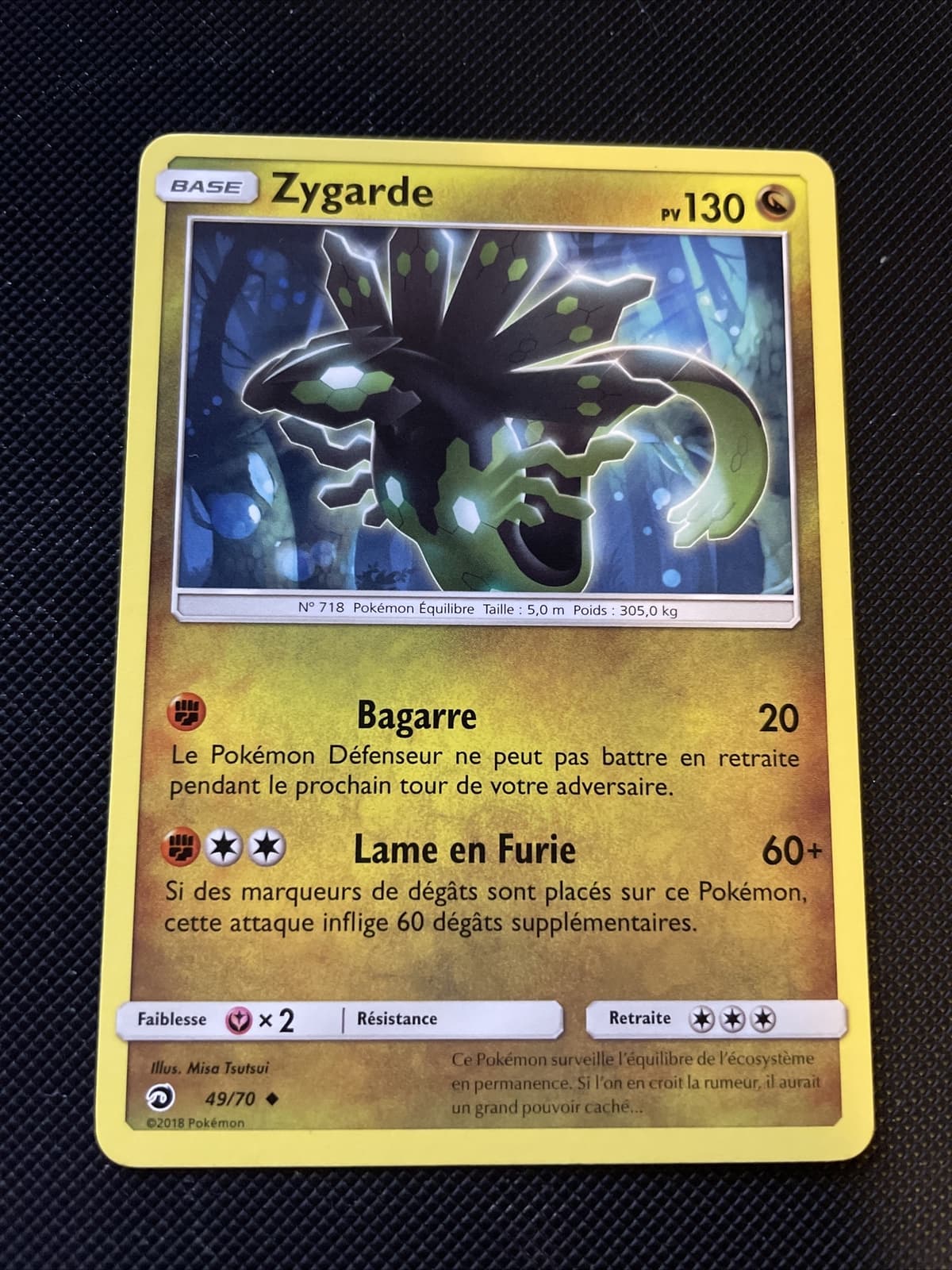 ZYGARDE UNCO - POKEMON 49/70 SL7.5 MAJESTÉ DES DRAGONS NEUF FR
