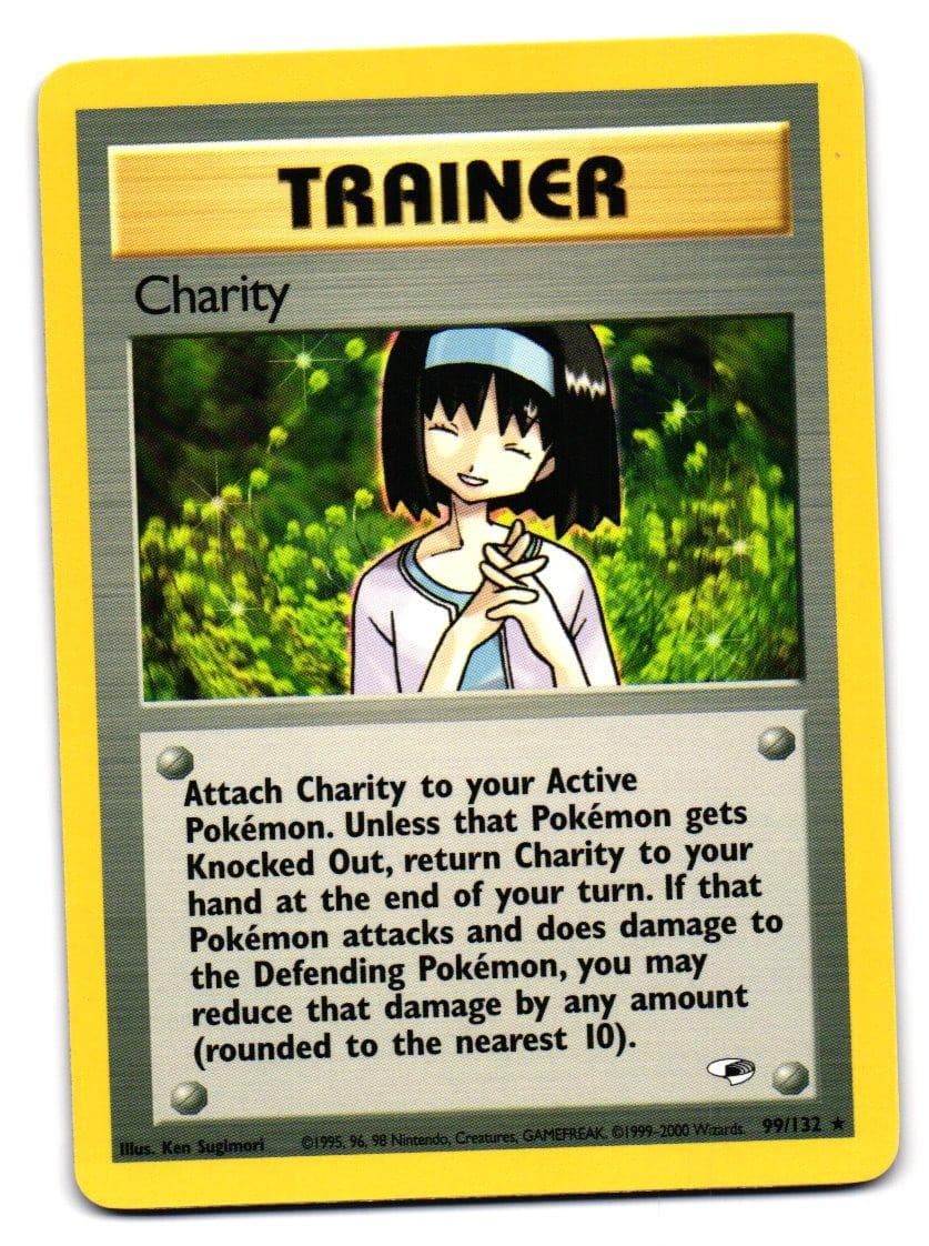 CHARITY 99/132 GYM HEROES RARE LIGHTLY PLAYED POKEMON TCG