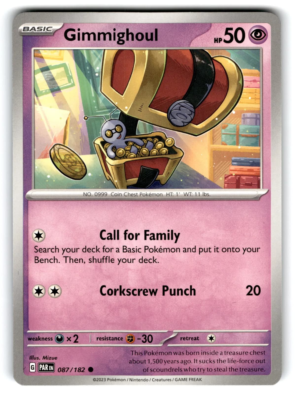 2023 Pokemon Gimmighoul #87/182