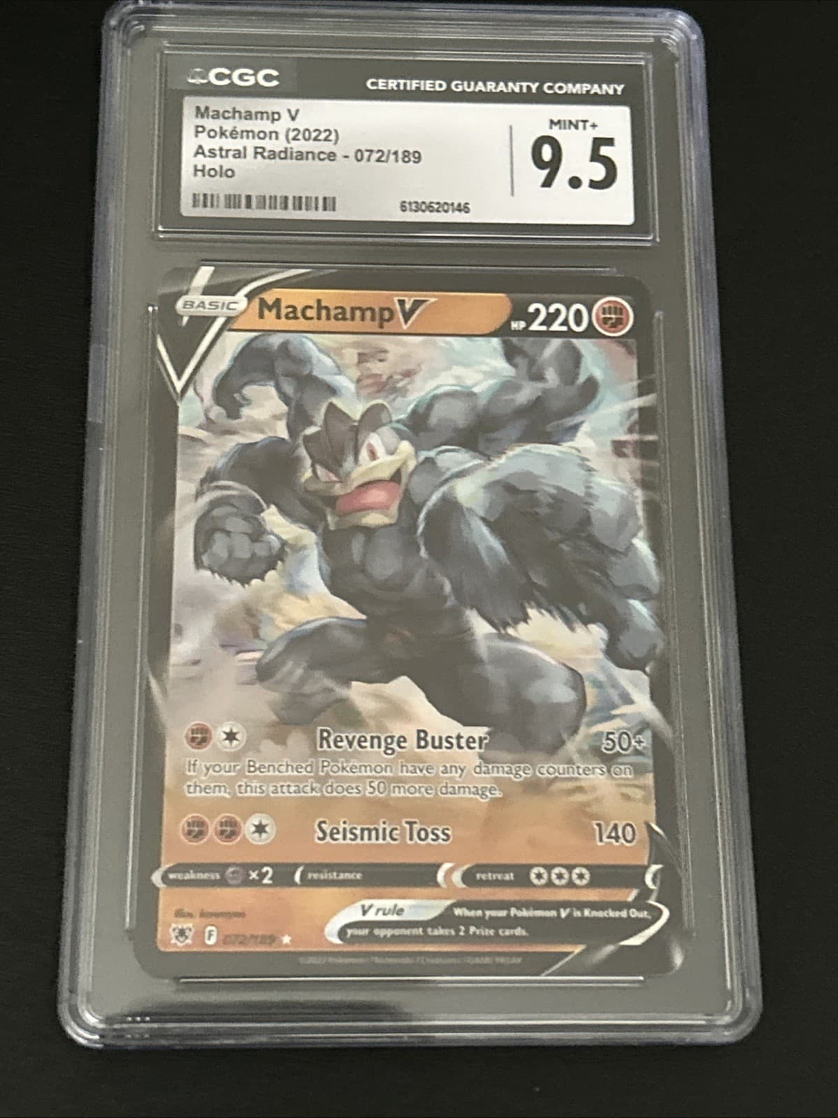 CGC 9.5 MACHAMP V ASTRAL RADIANCE 072/189