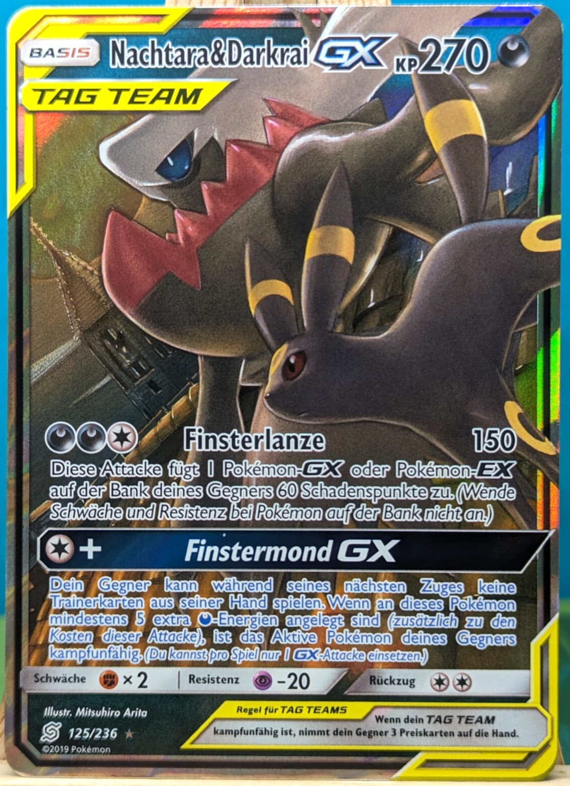 POKEMON - Bund der Gleichgesinnten - Nachtara & Darkrai GX - 125/236 - deutsch