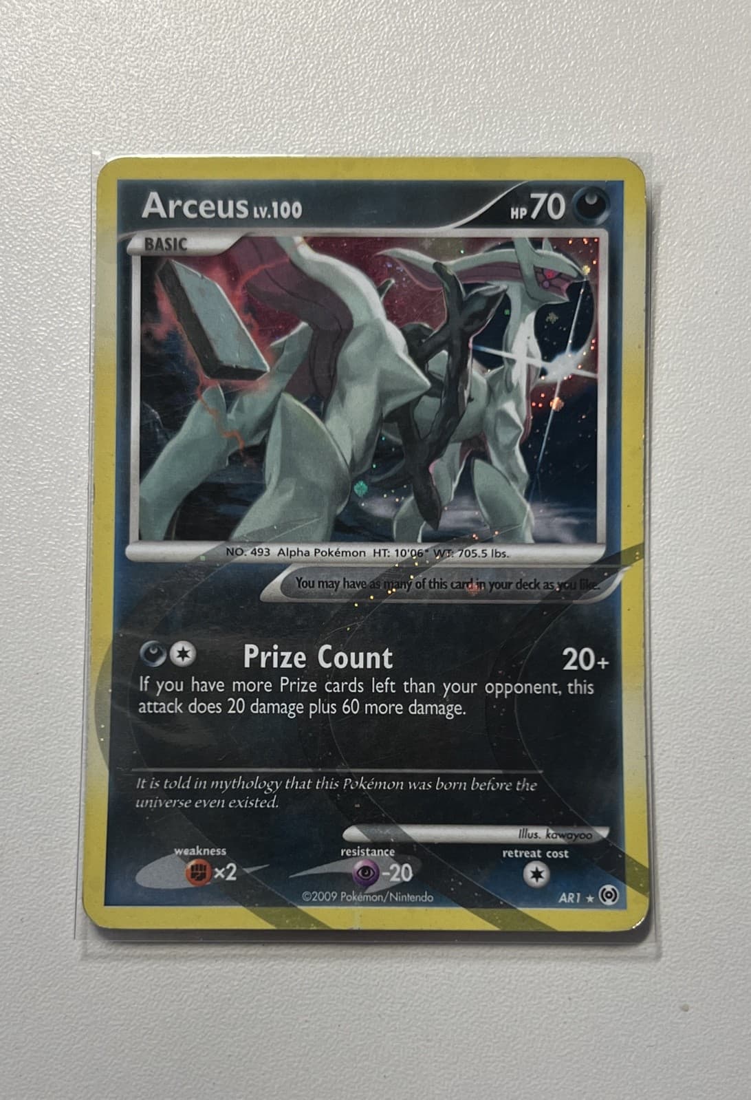 ARCEUS - AR1 - 2009 Arceus Holo Pokemon
