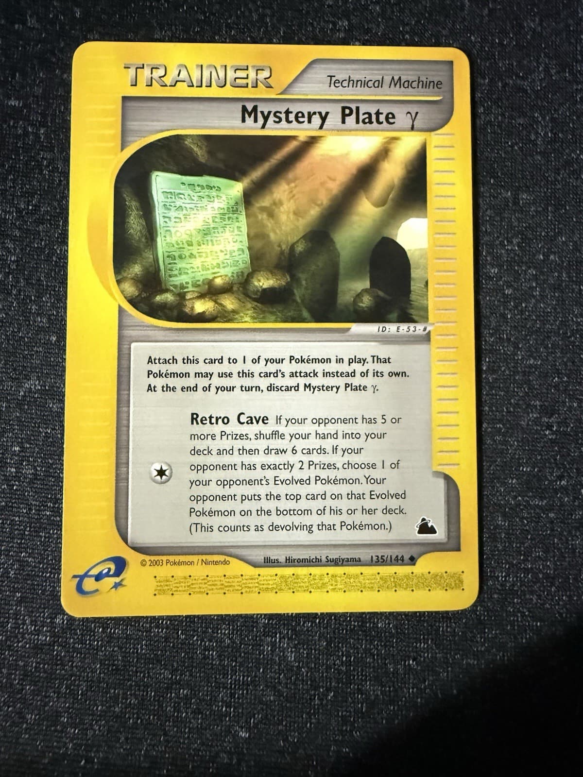 Mystery Plate 135/144- Skyridge- Regular Uncommon- NM/M