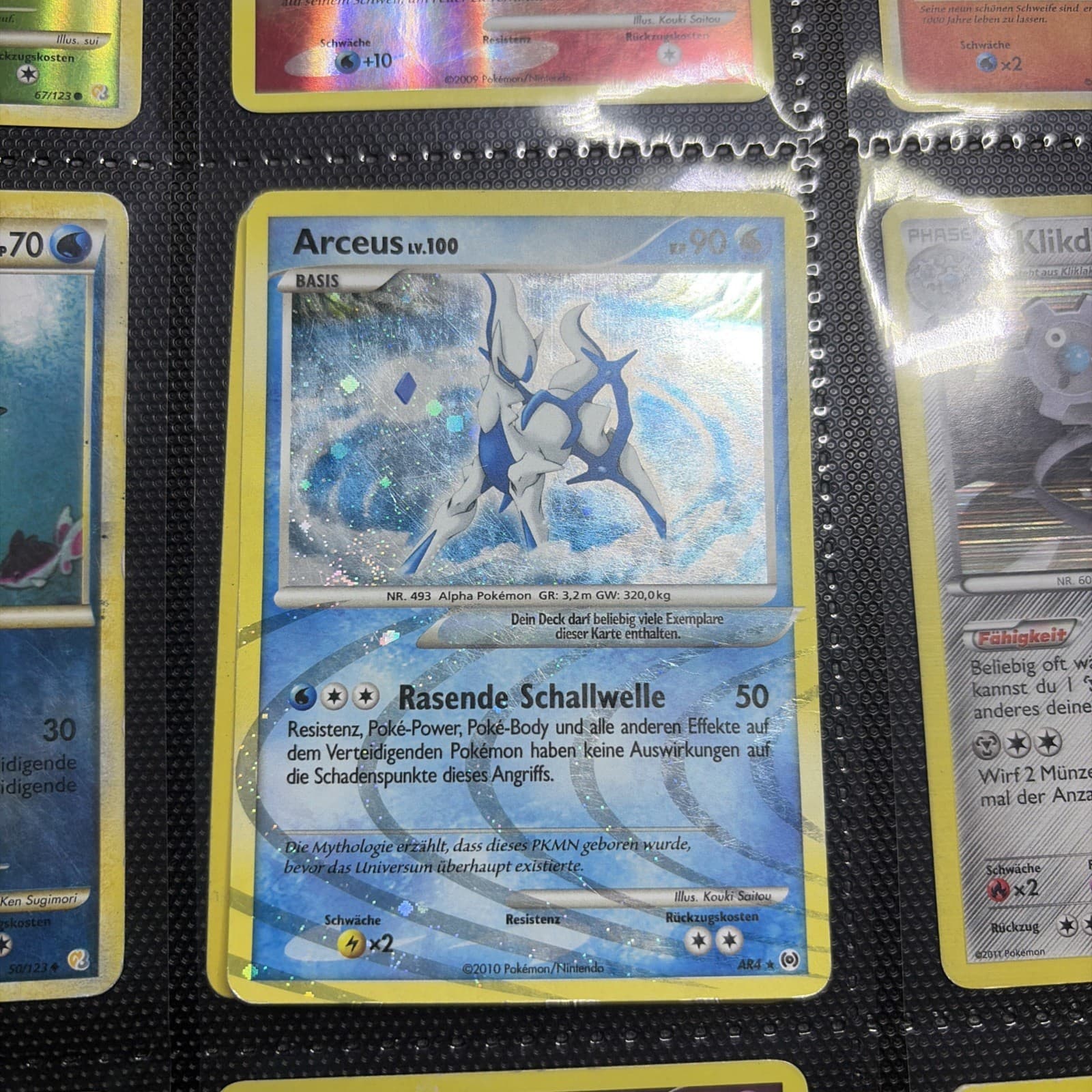 Arceus LV. 100 Pokemon Karte Deutsch AR4 Arceus