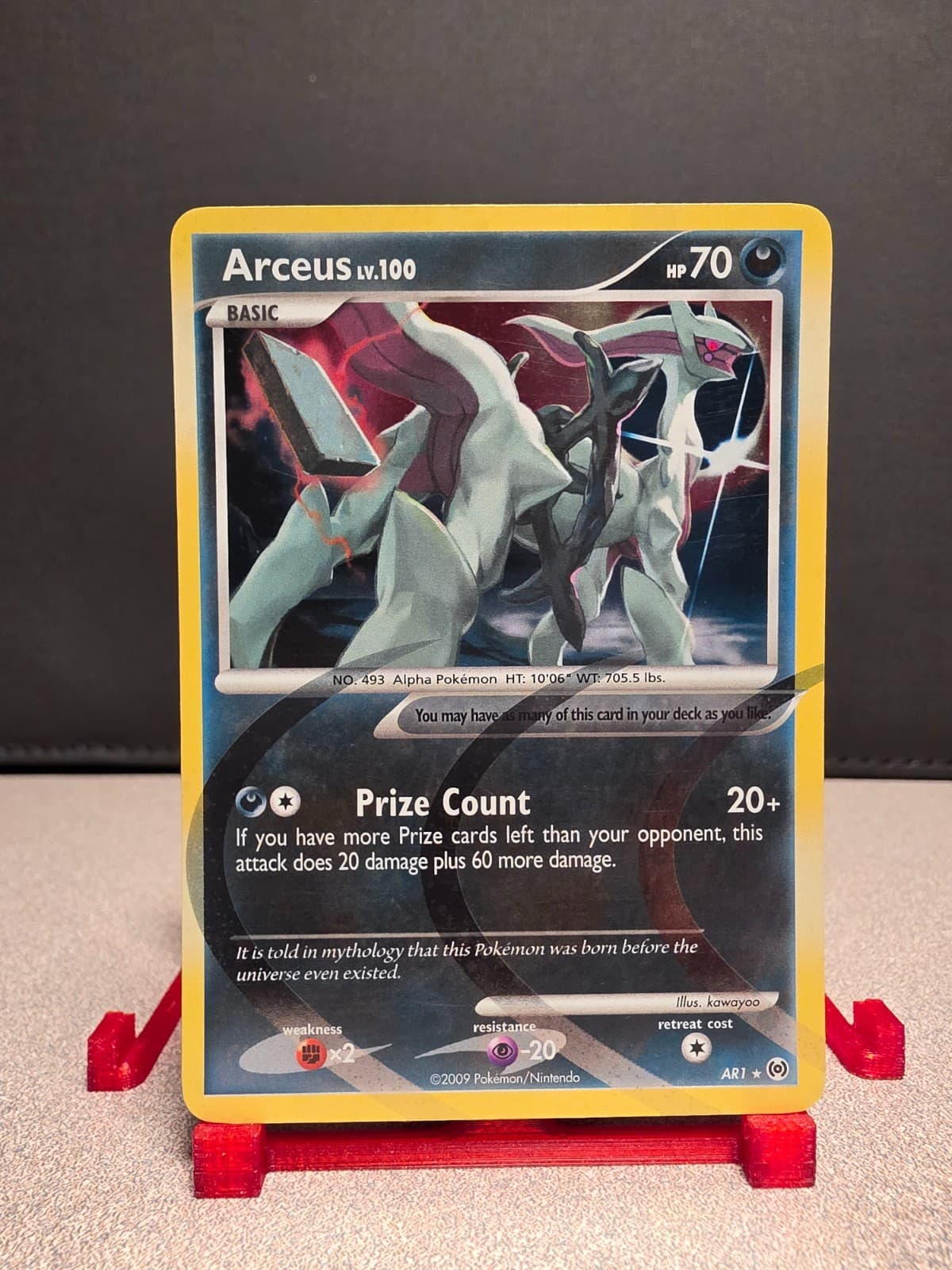 Arceus LV.100 AR1 - Pokemon Platinum Arceus Holo  - LP Lightly Played