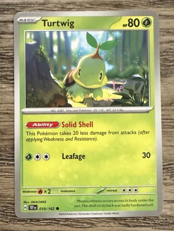 Turtwig 10/162 Pokemon Card Temporal Forces Common