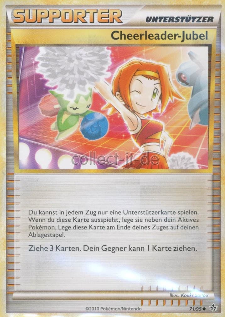 Pokemon Heartgold Soulsilver - Entfesselt 71/95 - Cheerleader-Jubel Deutsch