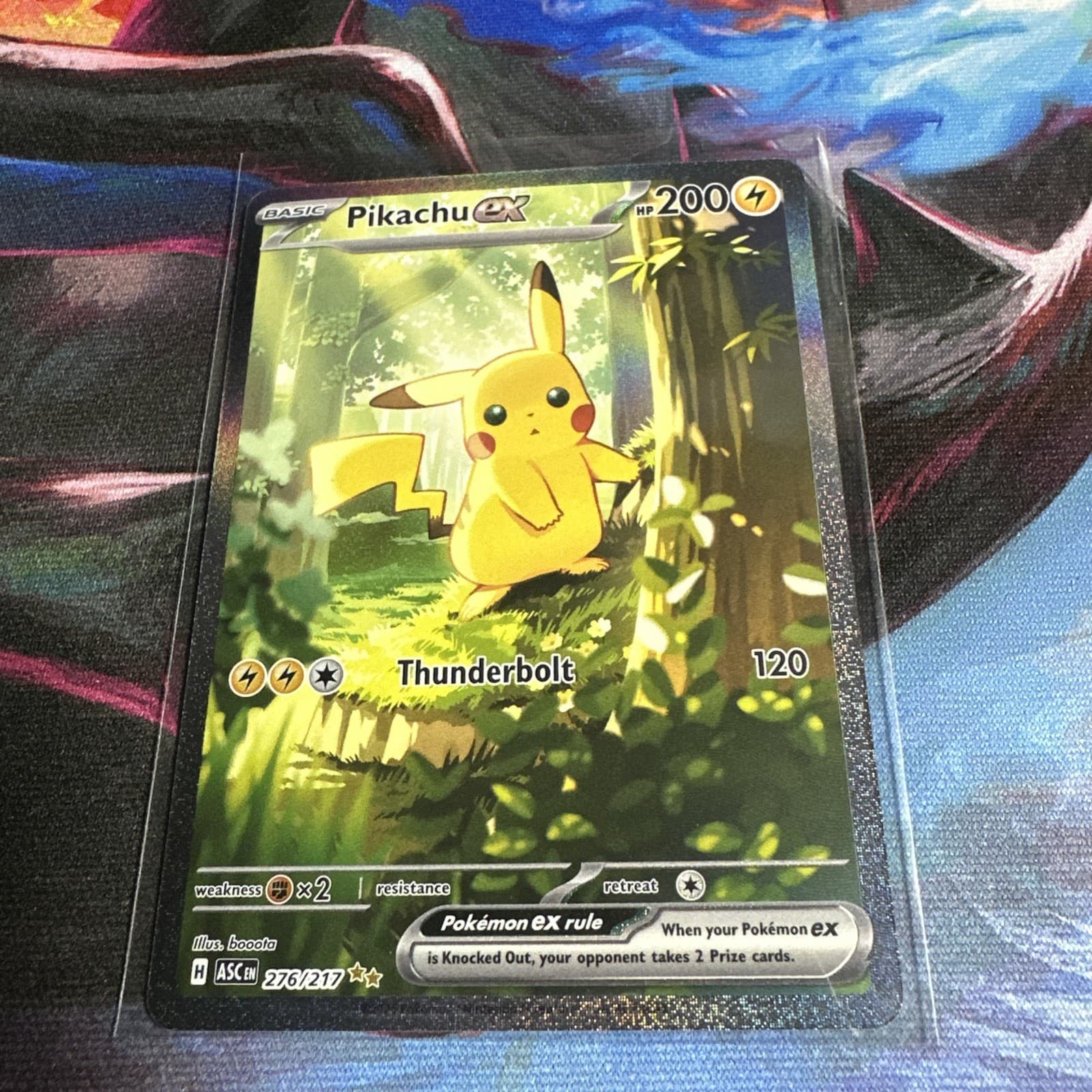 Pokemon Pikachu ex 276/217 Ascended Heroes Pokemon Holo NM