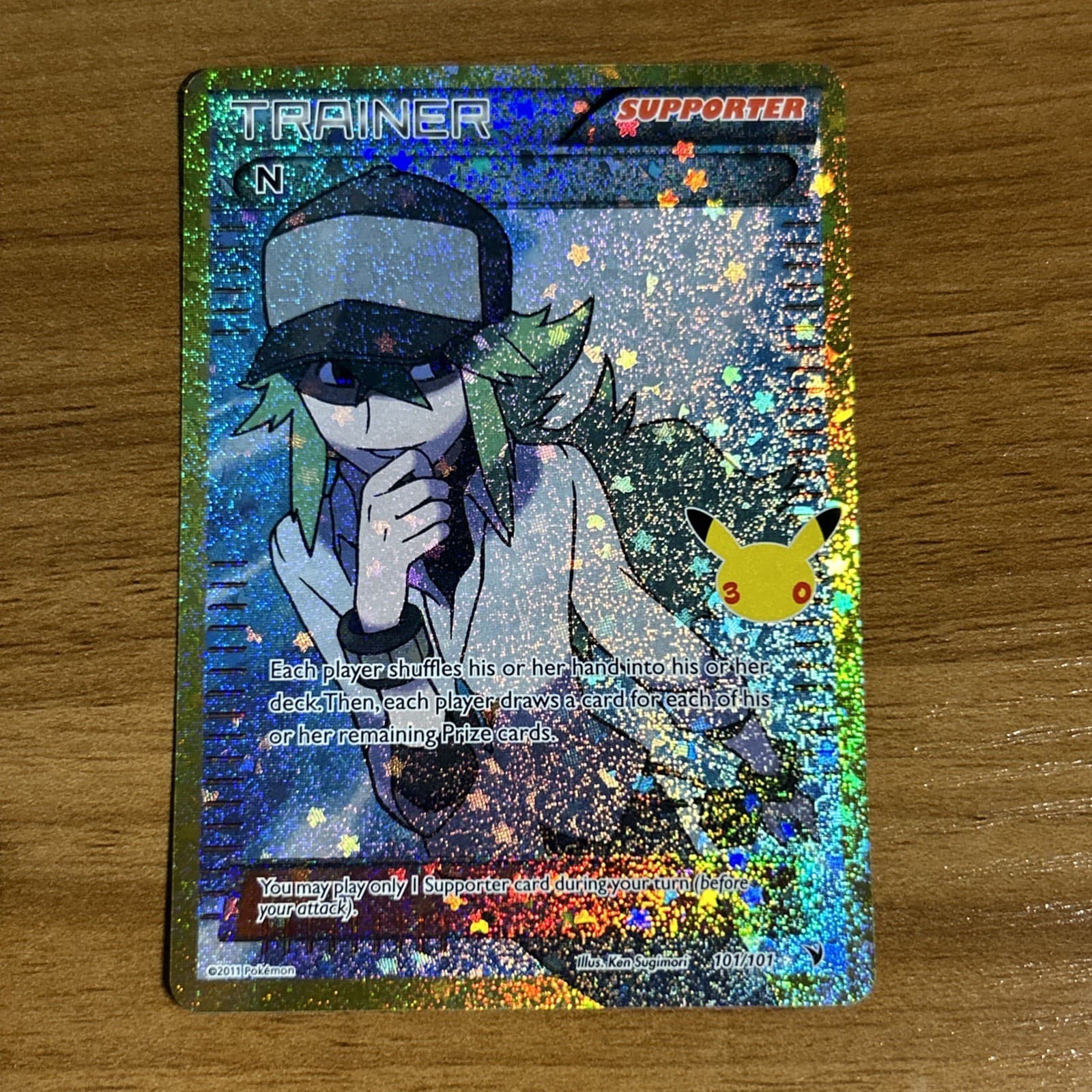 Pokemon TCG N 101/101 Me: 30th Celebration Booster: Classic Collection Holo!