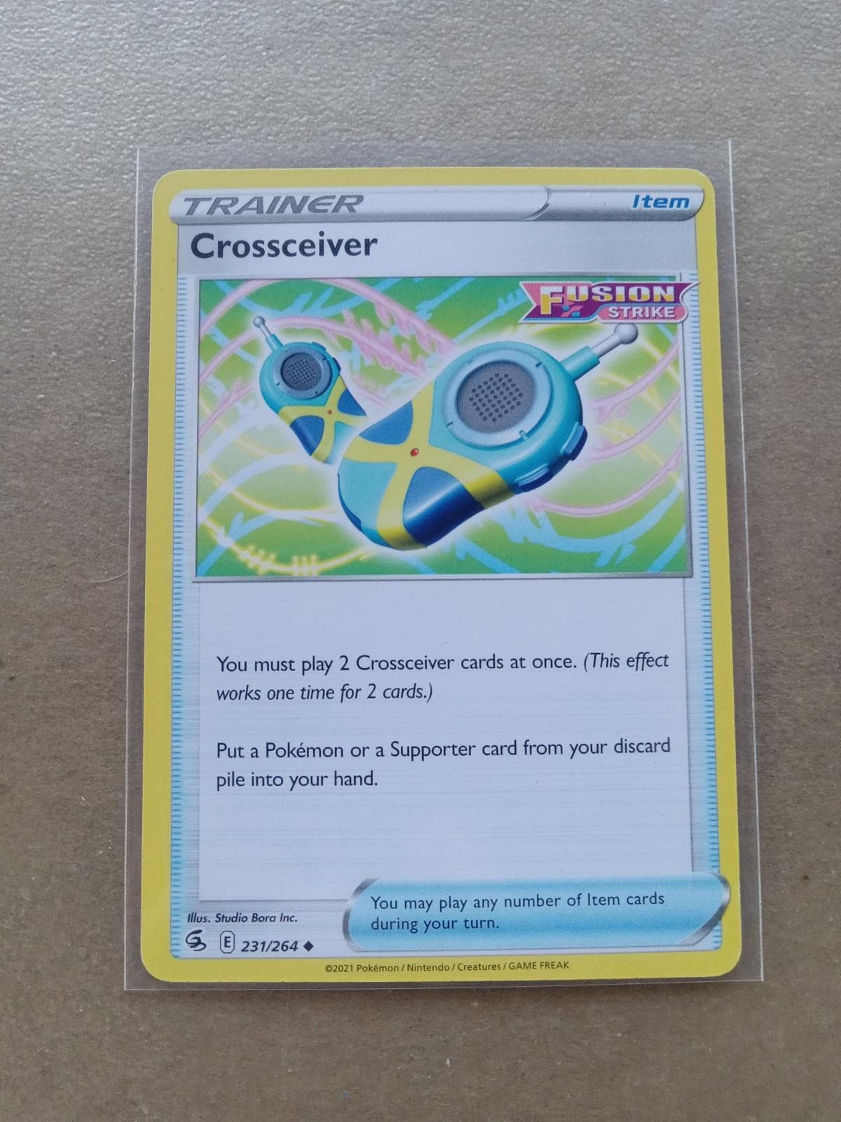 Crossceiver 231/264 Uncommon Fusion Strike Pokemon Lightly Played