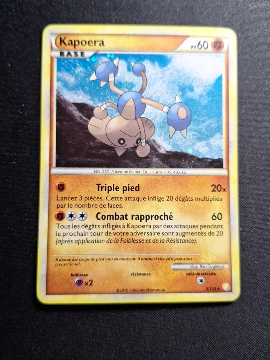 Kapoera 5/123 Holo Heartgold Soulsilver Carte Pokémon FR
