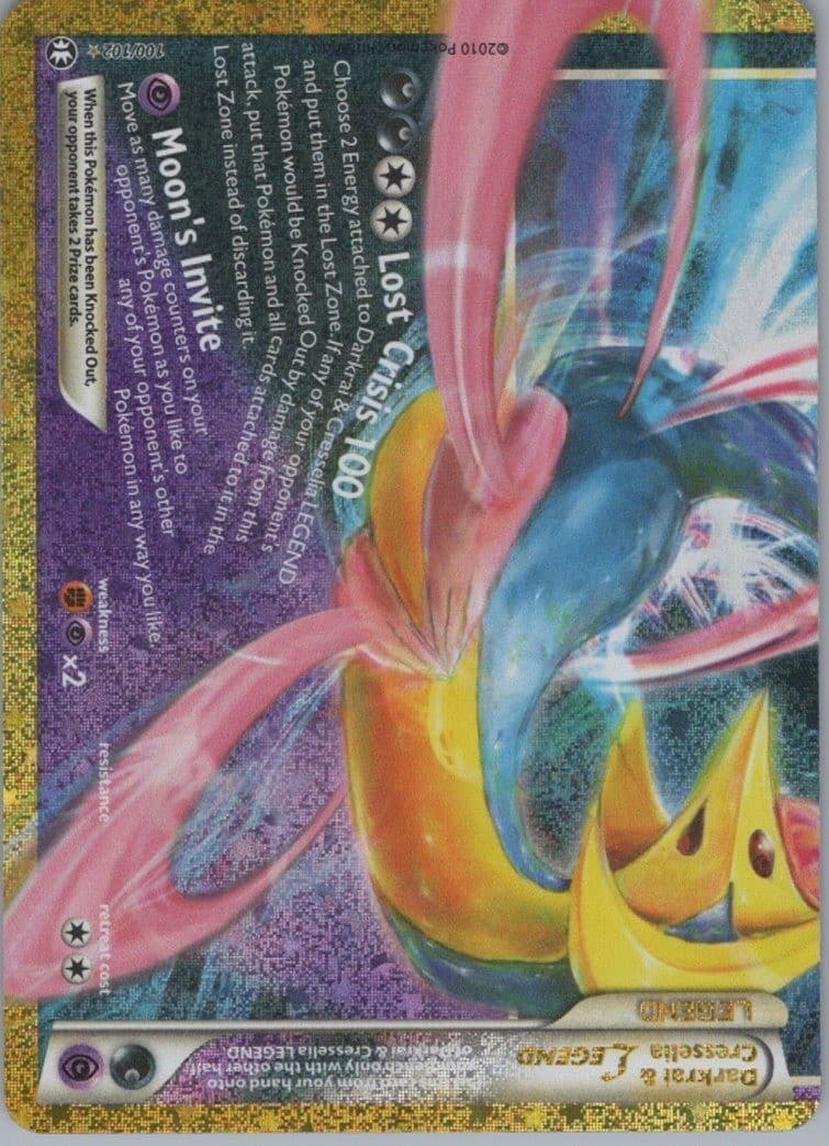 Darkrai & Cresselia Legend Holo 30th Celebration Classic Collection 100/102 NM