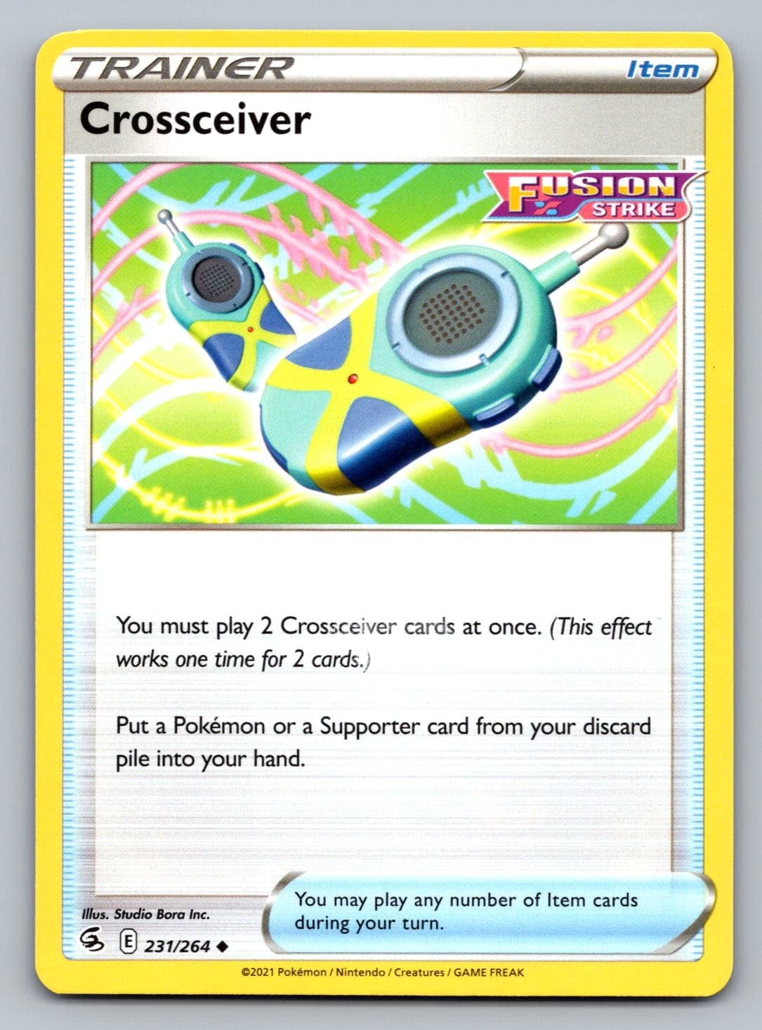 Pokemon TCG SWSH08: Fusion Strike Crossceiver 231/264