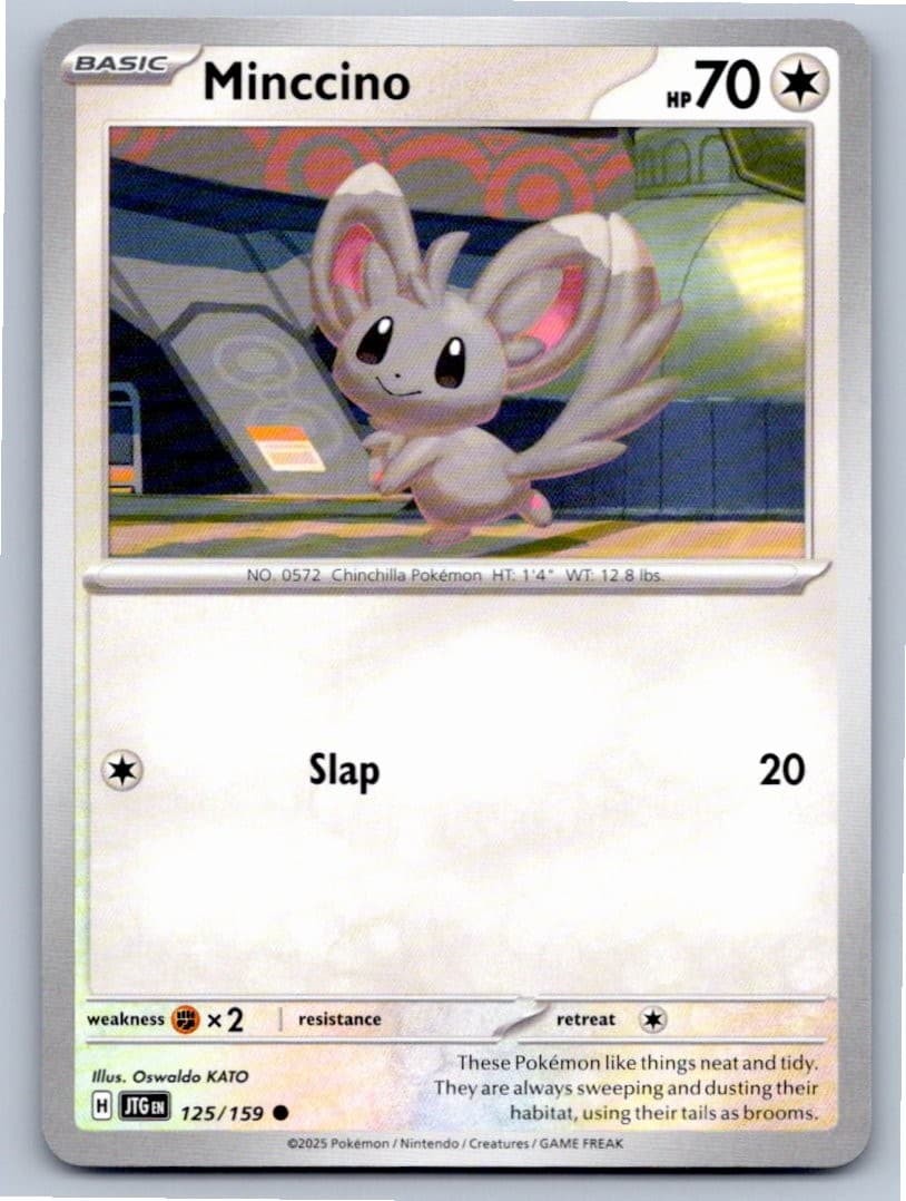 2025 POKEMON MINCCINO JOURNEY TOGETHER 125/159 COMMON NM A27927 FREE S&H