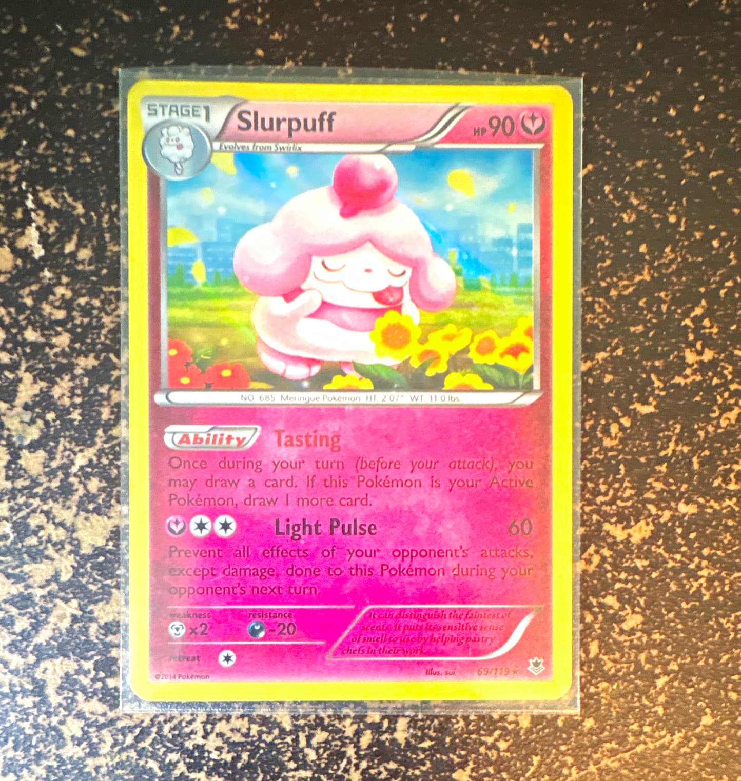 Pokémon TCG Slurpuff 69/119 XY Phantom Forces Regular 90 HP EN