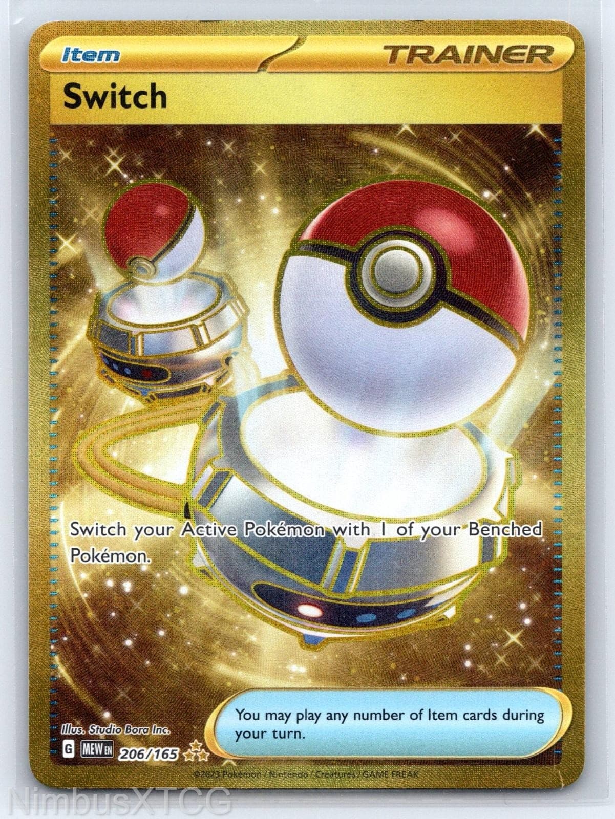 Switch 206/165 151 Pokemon Holo NM