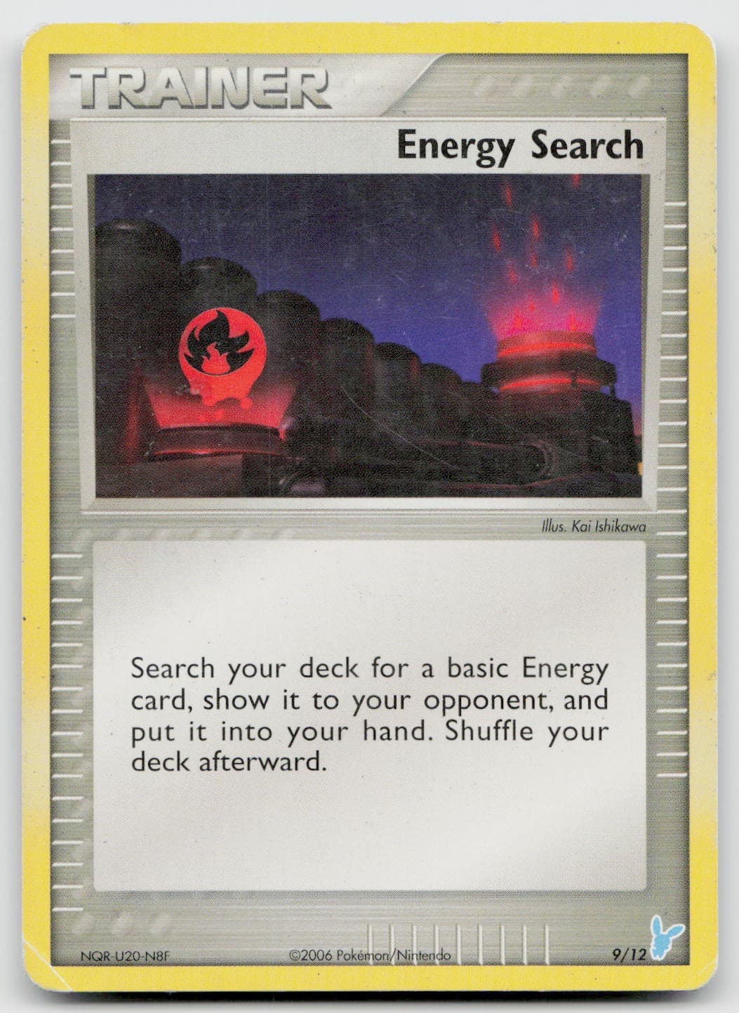 Energy Search 9/12 EX Trainer Kit 2 Minun Pokemon Heavily Played