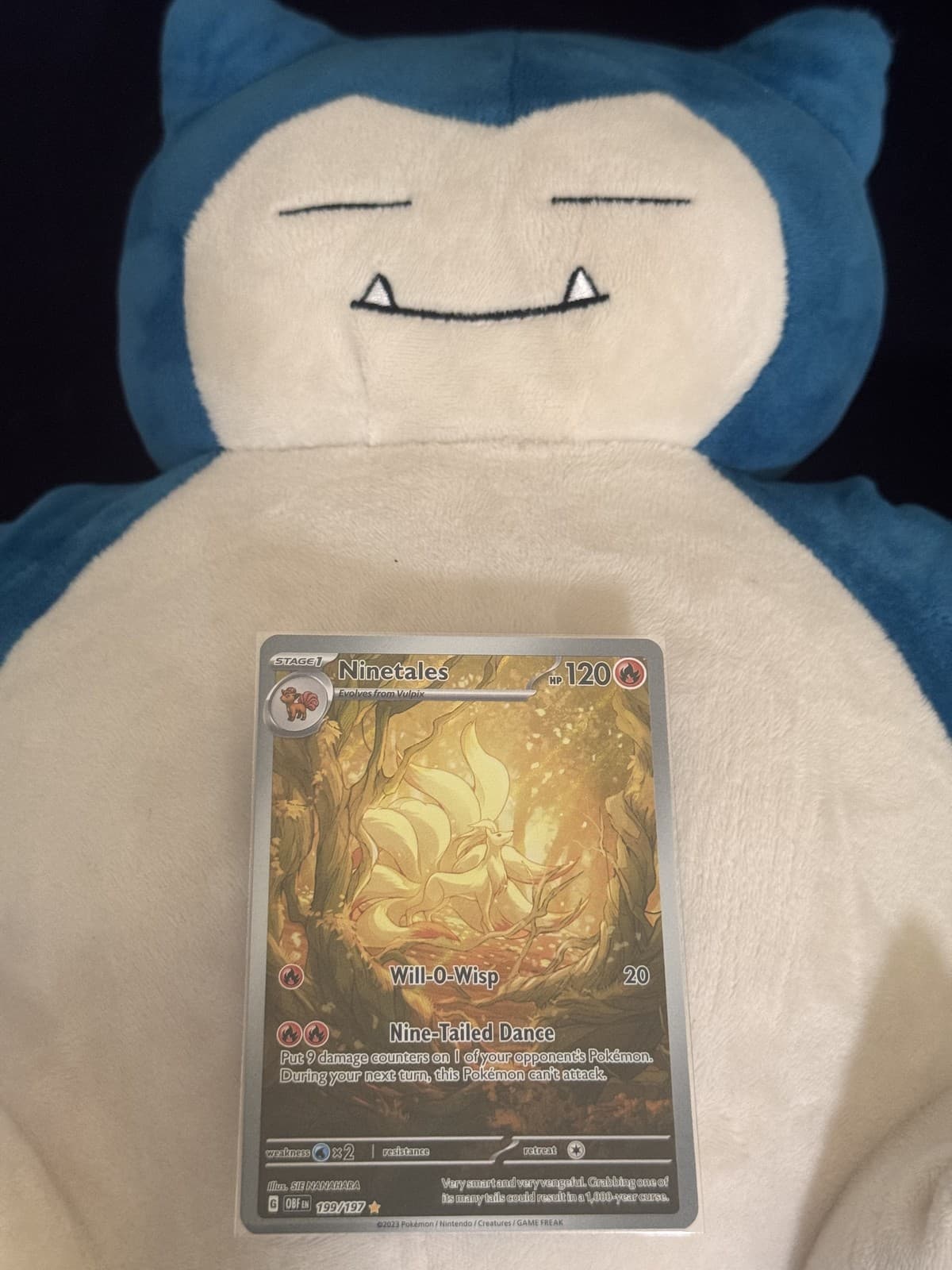 Pokémon TCG Obsidian Flames Ninetales 199/197