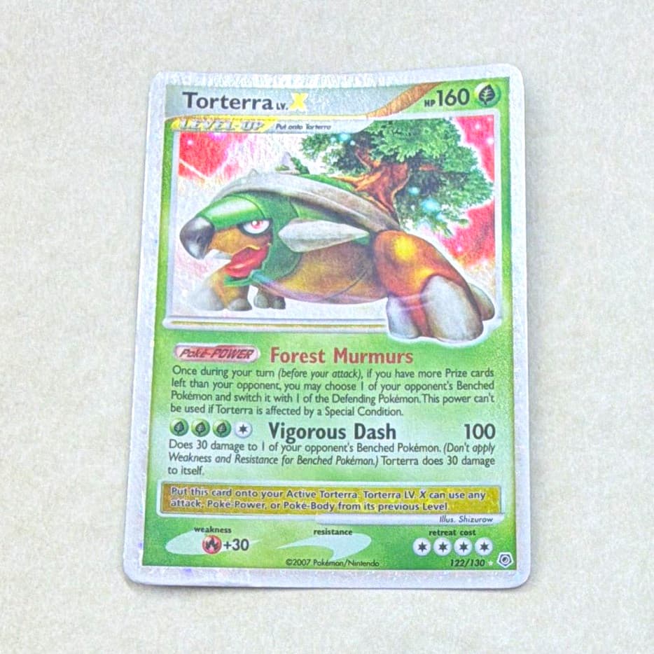 Torterra LV.X 122/130 Diamond & Pearl Holo Rare 2007 English 160 HP