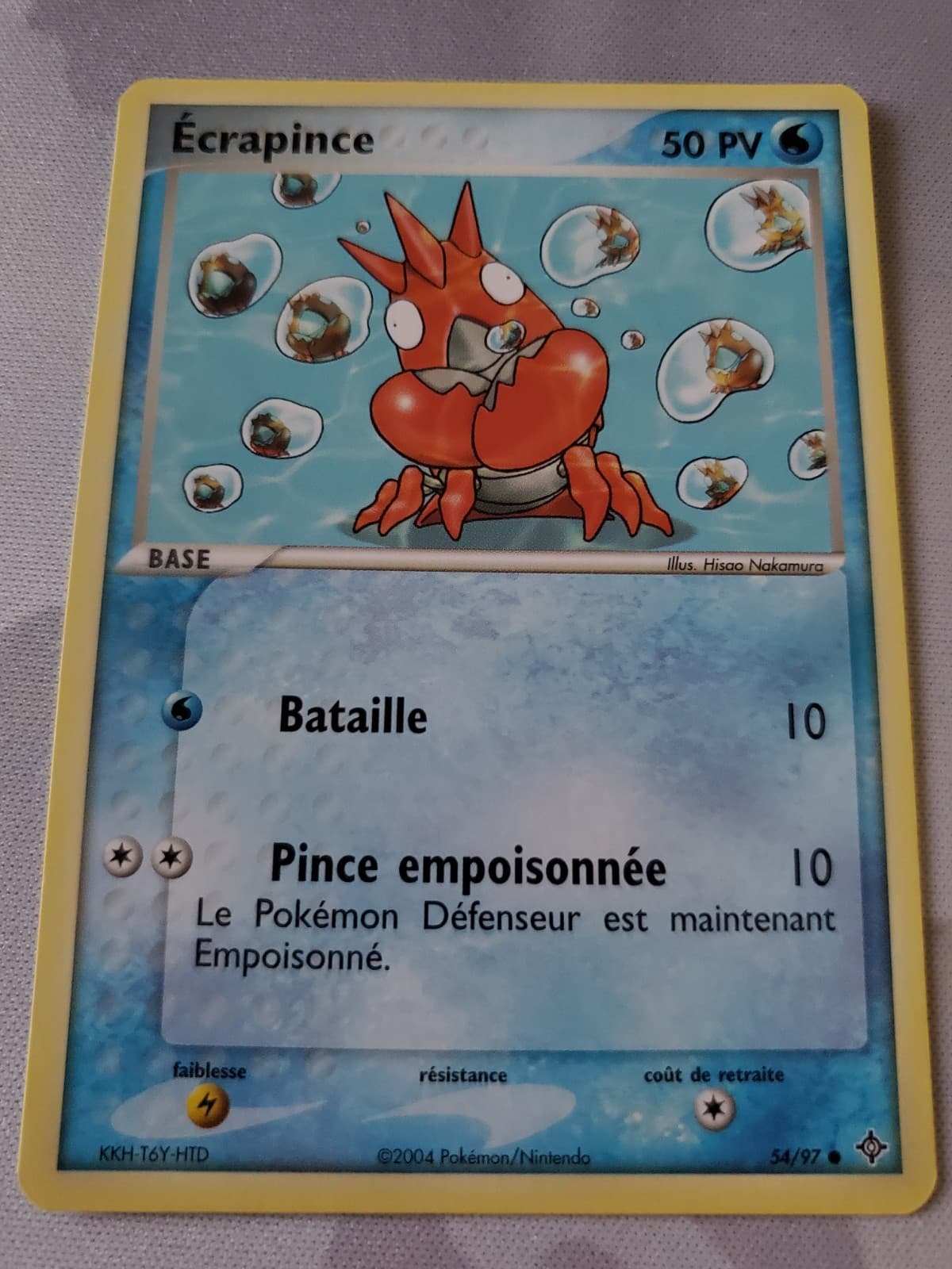 Carte Pokémon Écrapince 54/97 EX Dragon 2004