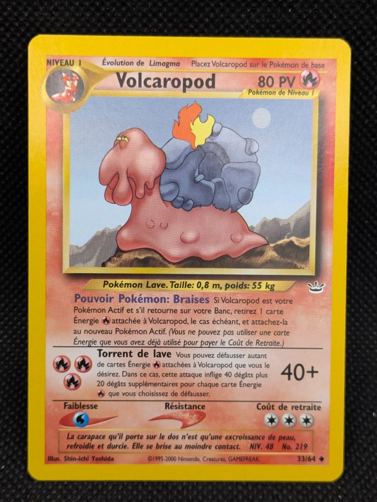 Carte Pokemon VOLCAROPOD - Neo Revelation - 33/64 - Wizards FR - NM-