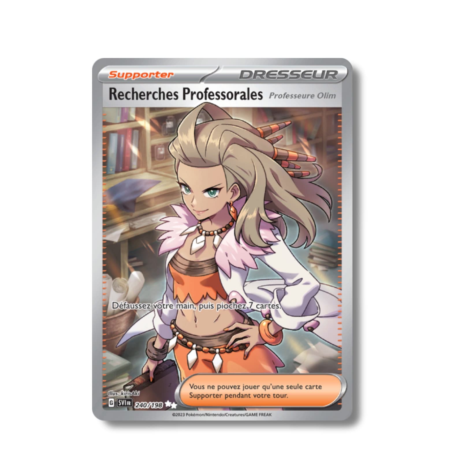 Carte Pokémon Française - Recherches Professorales 240/198 - Ecarlate et Violet