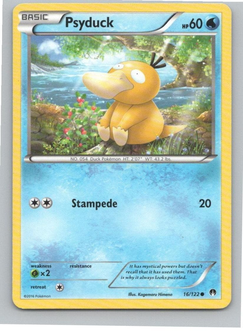 XY - BREAKpoint #16/122 Psyduck Pokémon TCG LP