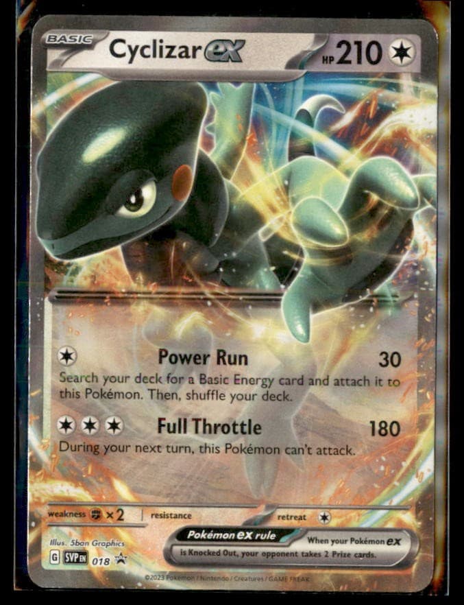 Pokemon Cyclizar ex Scarlet and Violet 018 Promo Holo