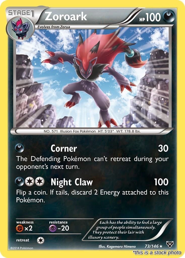 Zoroark [XY - 73/146] Holofoil Pokemon LP