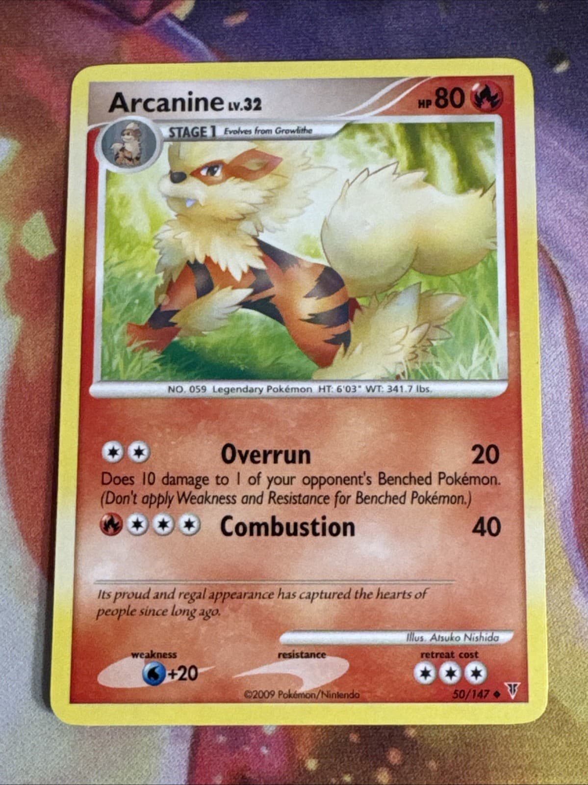 Arcanine Pokemon TCG Supreme Victors Uncommon 50/147 NM