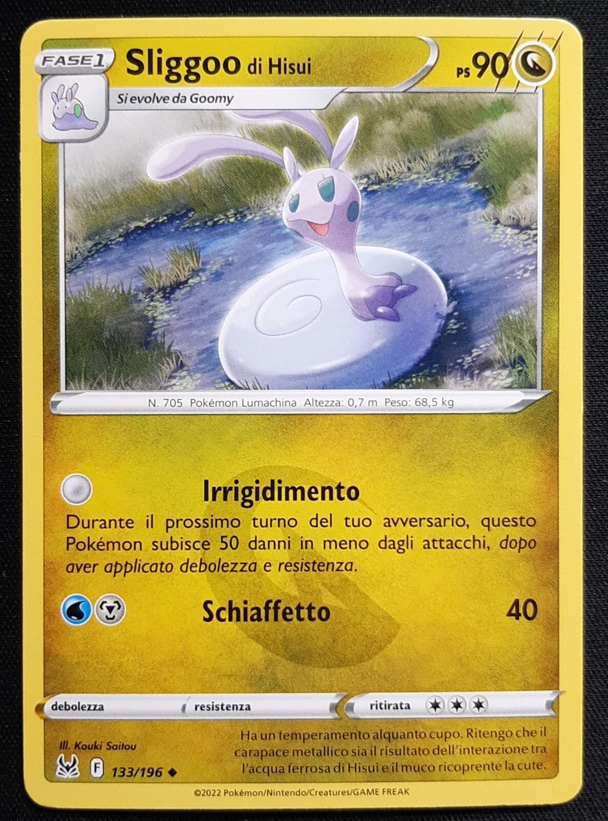SLIGGOO DI HISUI 133/196 Carta in Italiano POKEMON Origine Perduta