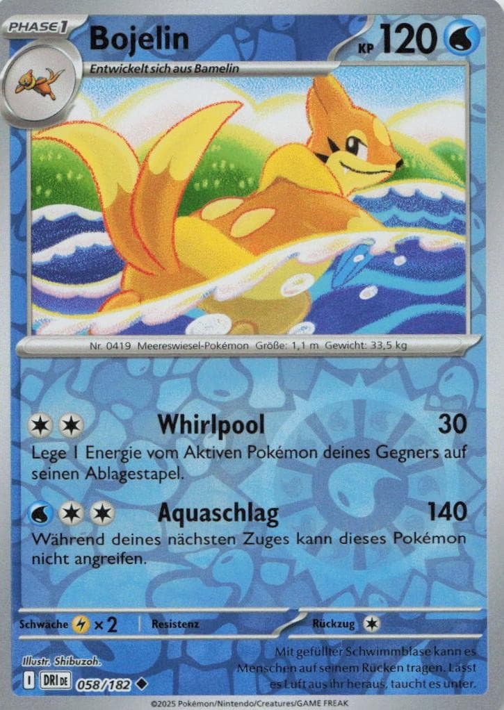 Pokémon Bojelin Ewige Rivalen #58 NM DE