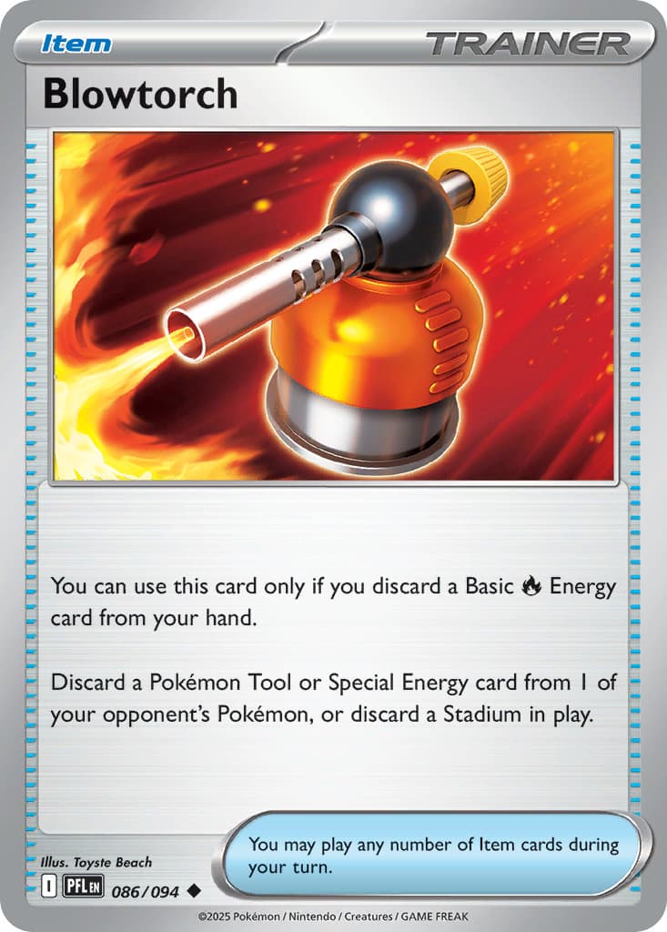 Blowtorch 86/94, Phantasmal Flames, NM, Pokemon TCG