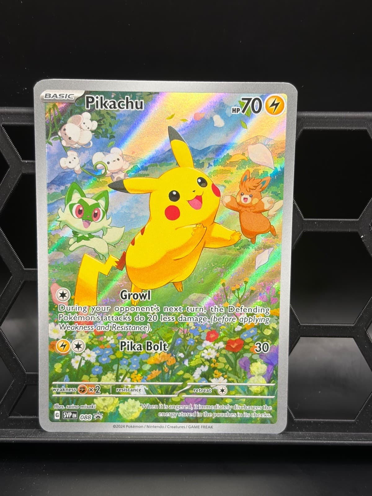 Pikachu 088 Holo Promo Scarlet & Violet Promo Pokemon Near Mint