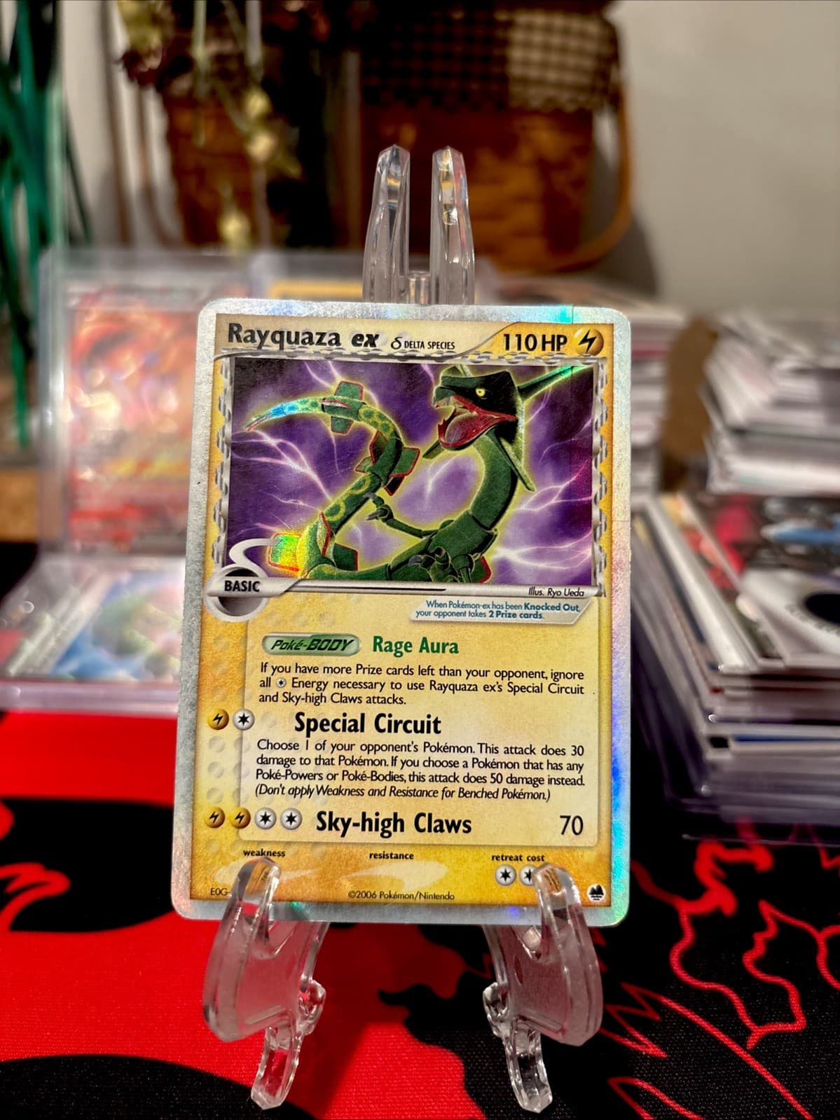 Pokemon TCG Rayquaza ex Dragon Frontiers 97/101 Holo Rare Delta Species