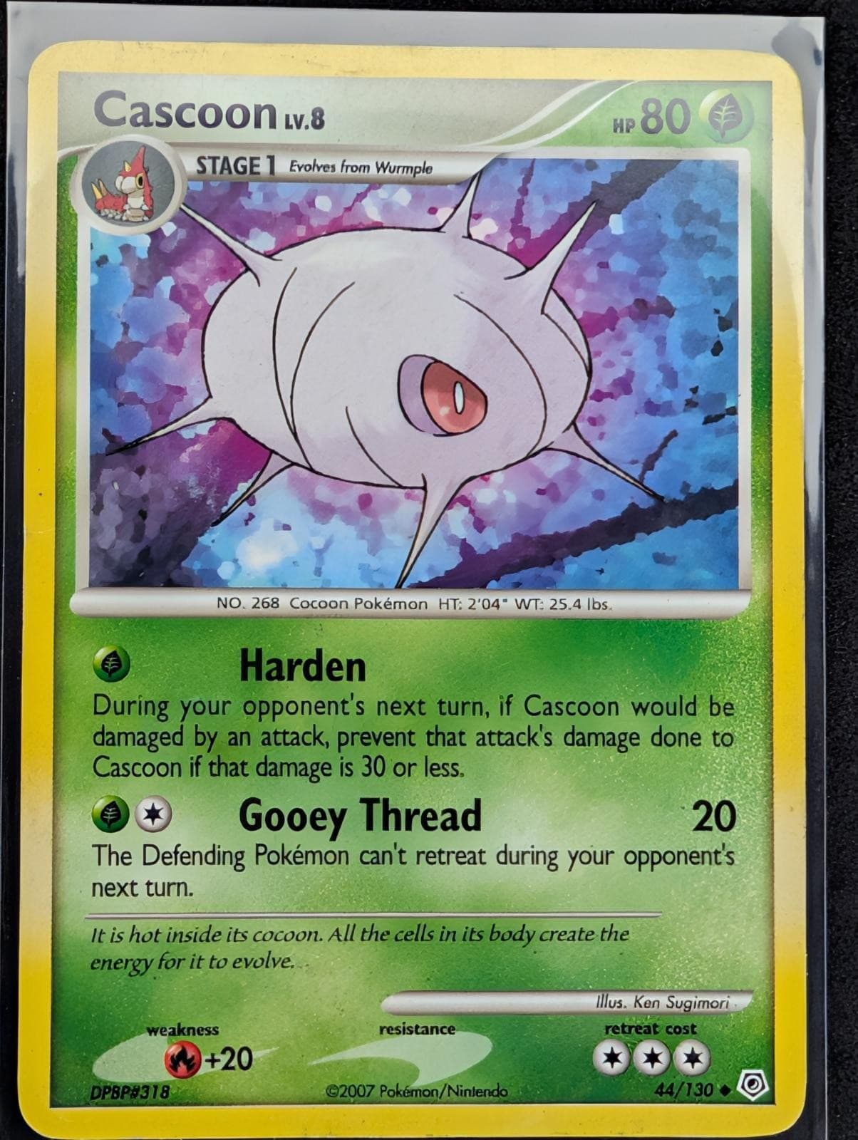 Cascoon 44/130 UC Diamond & Pearl Pokemon LP