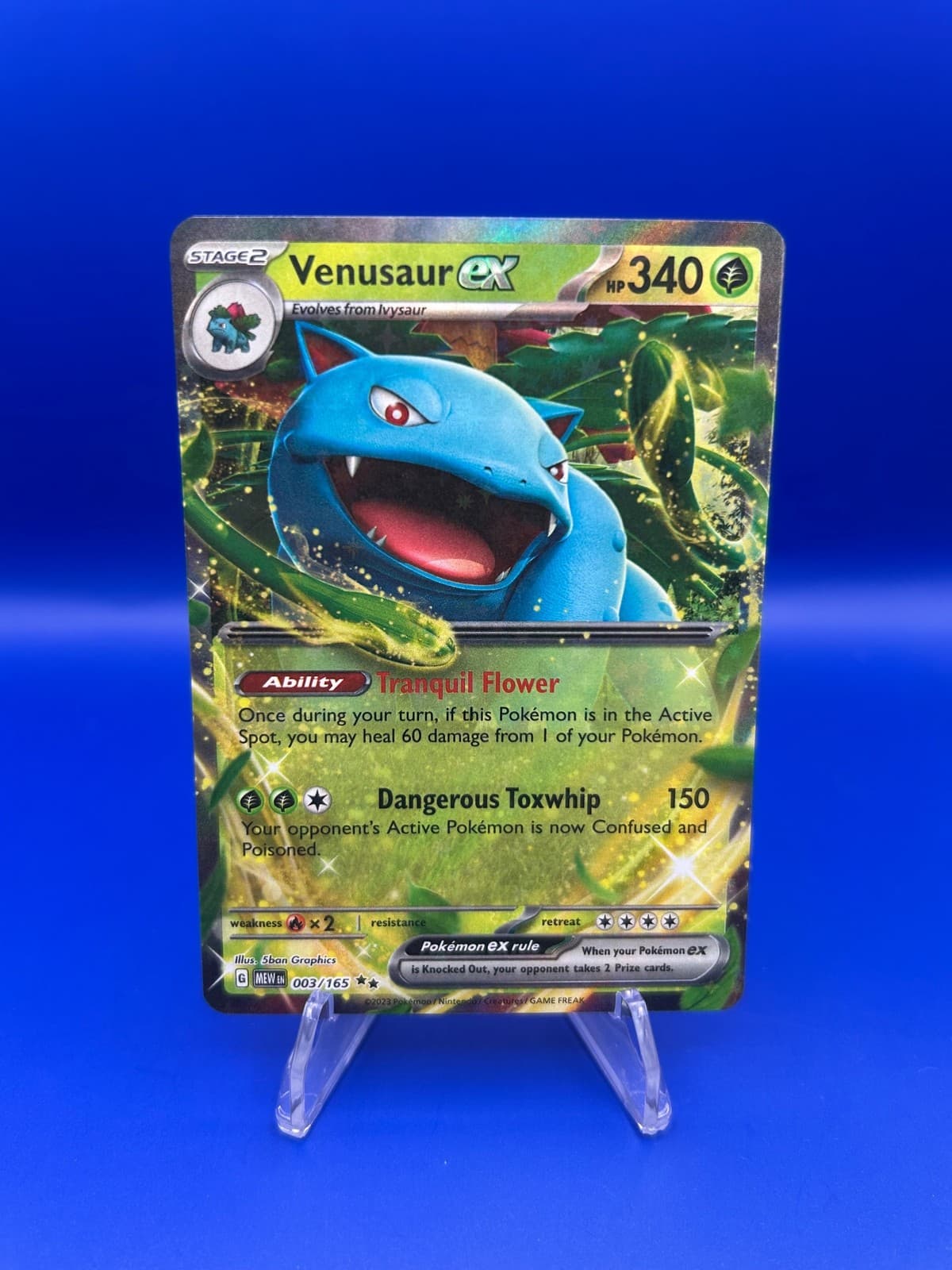 Venusaur ex 3/165 - SV: Scarlet & Violet 151 Pokemon TCG