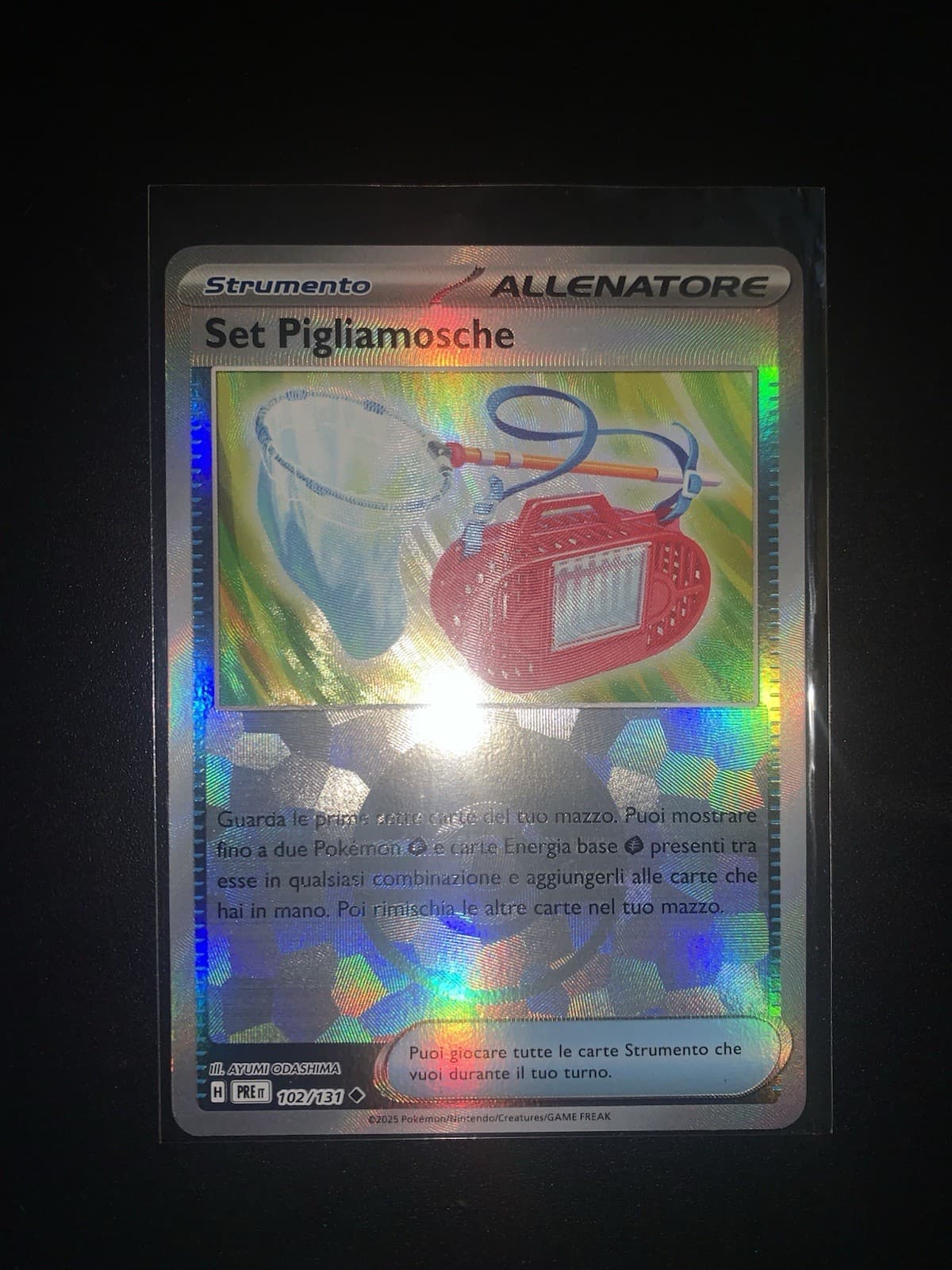 Evoluzioni Prismatiche Set Pigliamosche 102/131 Italian Carta Pokemon Poke Ball