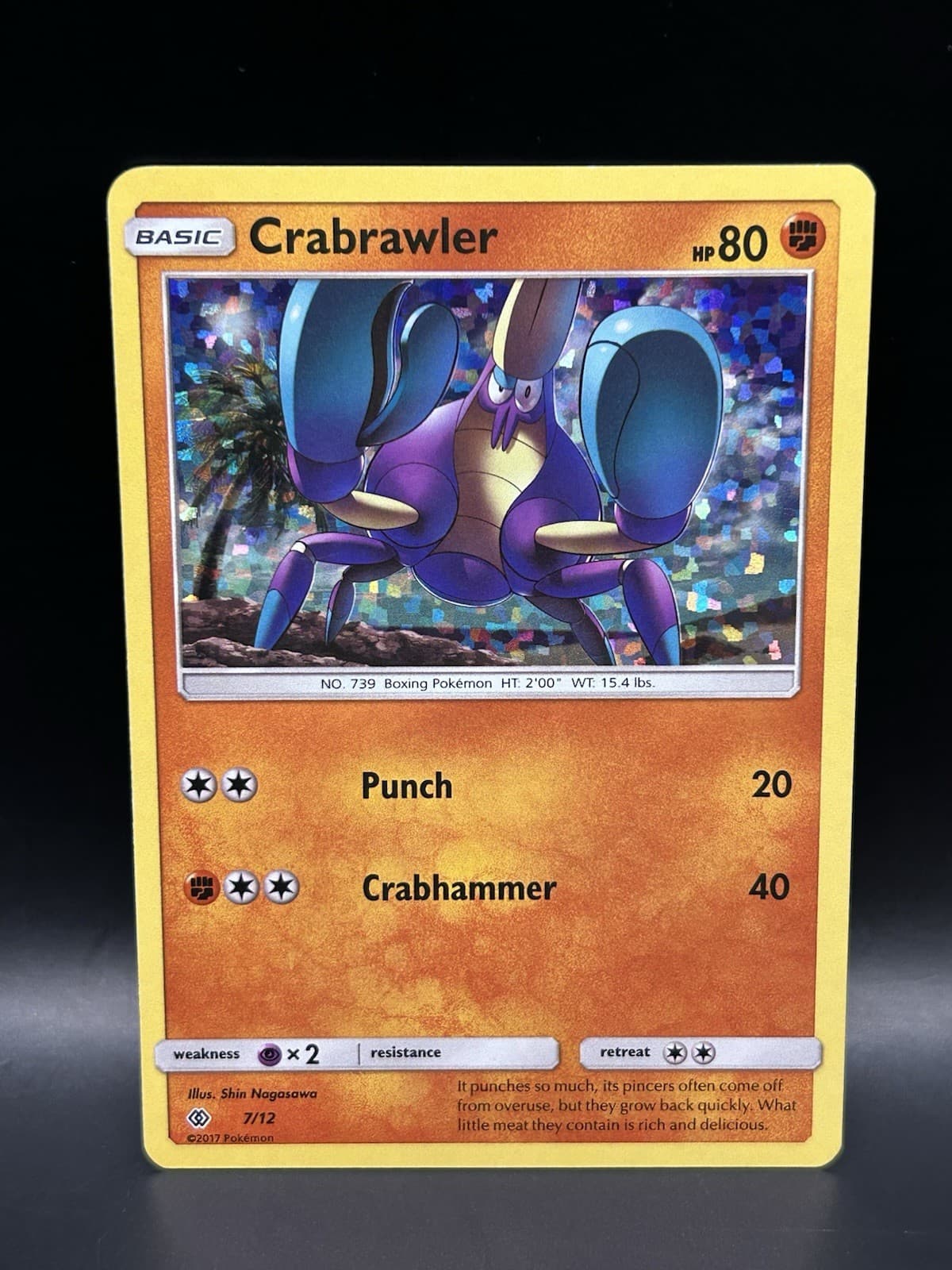 Crabrawler 7/12 - Pokemon McDonald’s Collection 2017 Card - LP