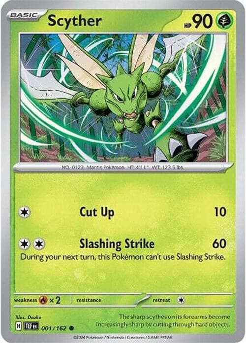 Scyther - Normal Pokemon Scarlet & Violet Temporal Forces (001/162)