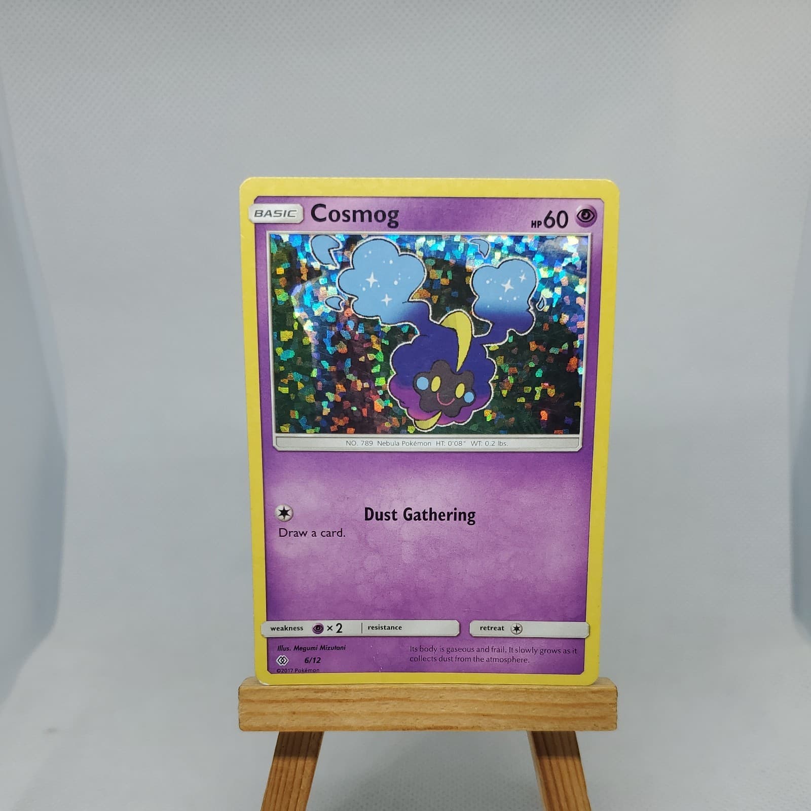 Cosmog 6/12 - McDonald's 2017 Holo Promo Pokemon Card 