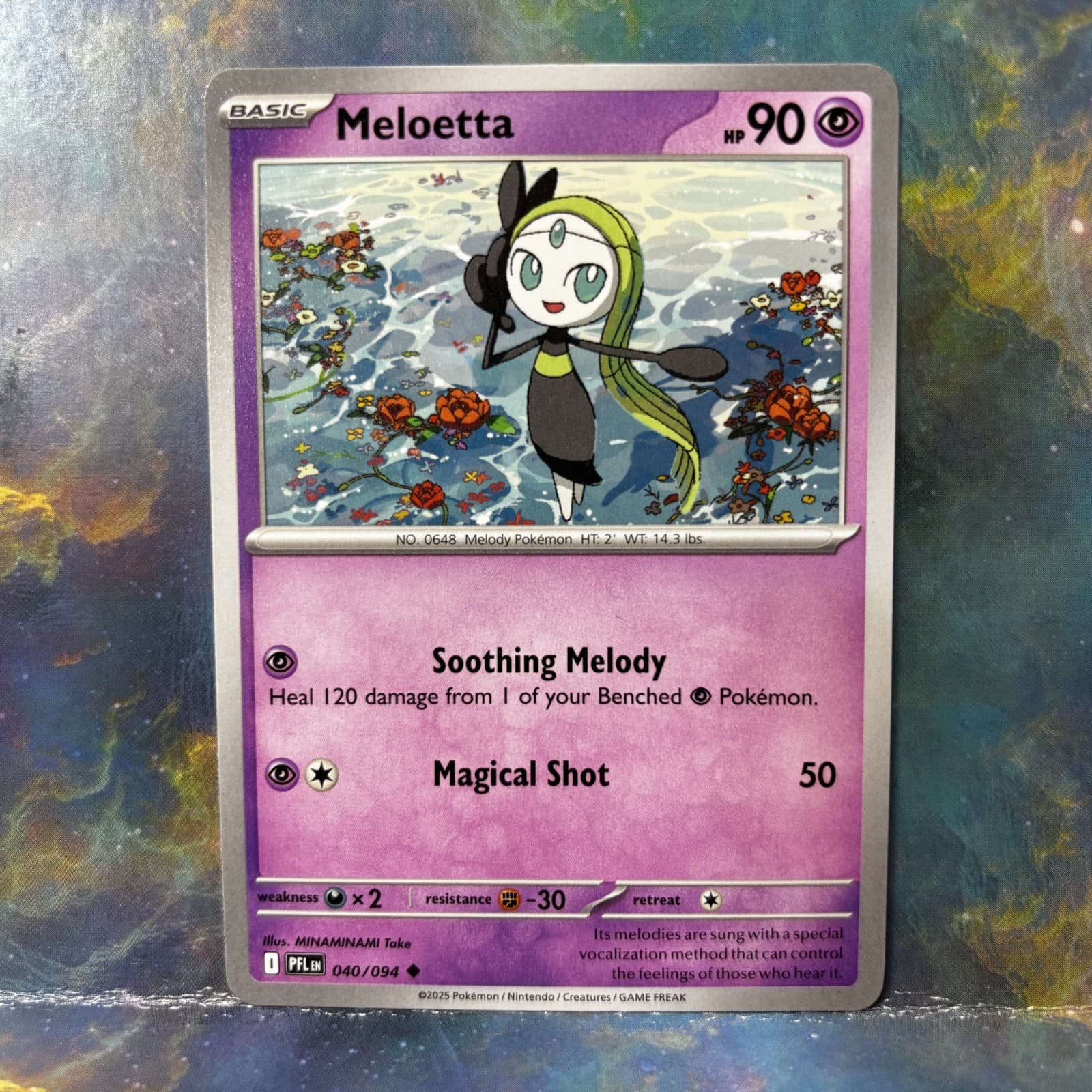 Me02: Phantasmal Flames Pokémon TCG Meloetta 40/94