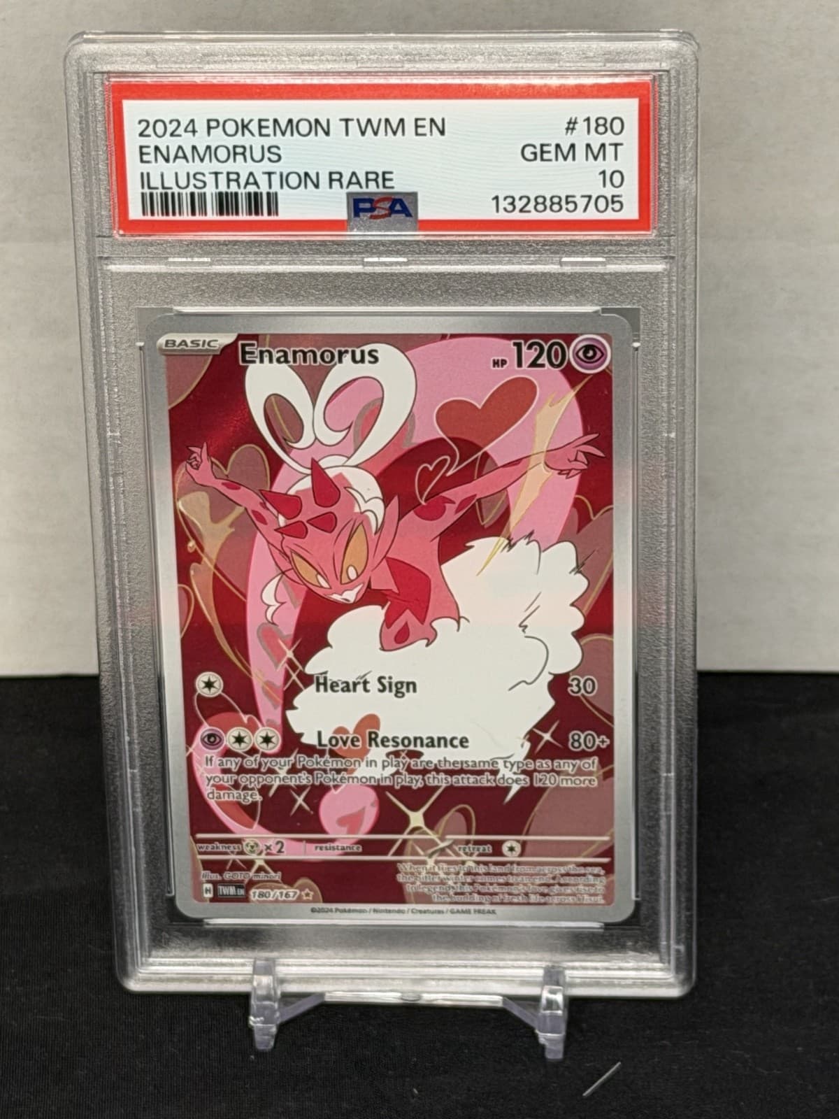 Enamorus 180/167 Sv06: Twilight Masquerade Holo PSA 10