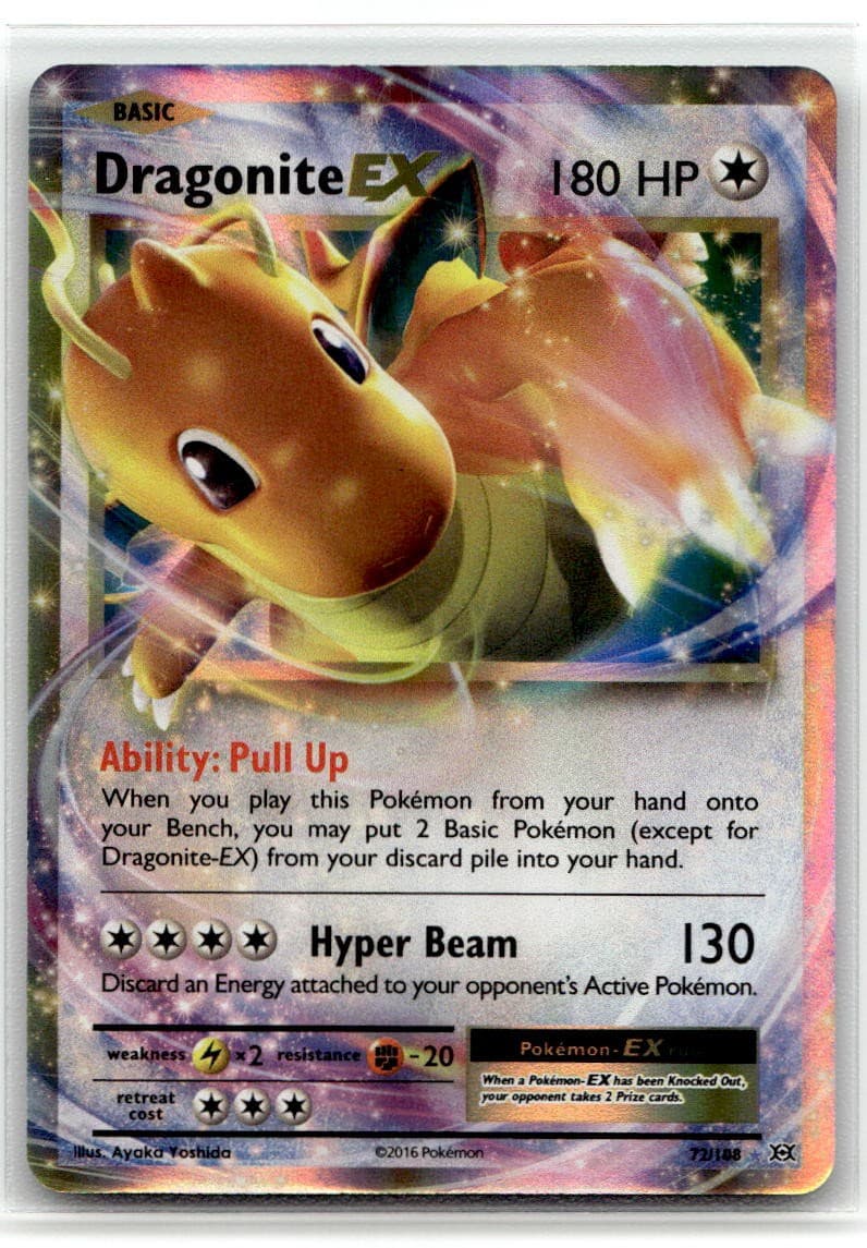 Dragonite EX #72/108 (Holo) (NM) XY - Evolutions EVO Pokemon