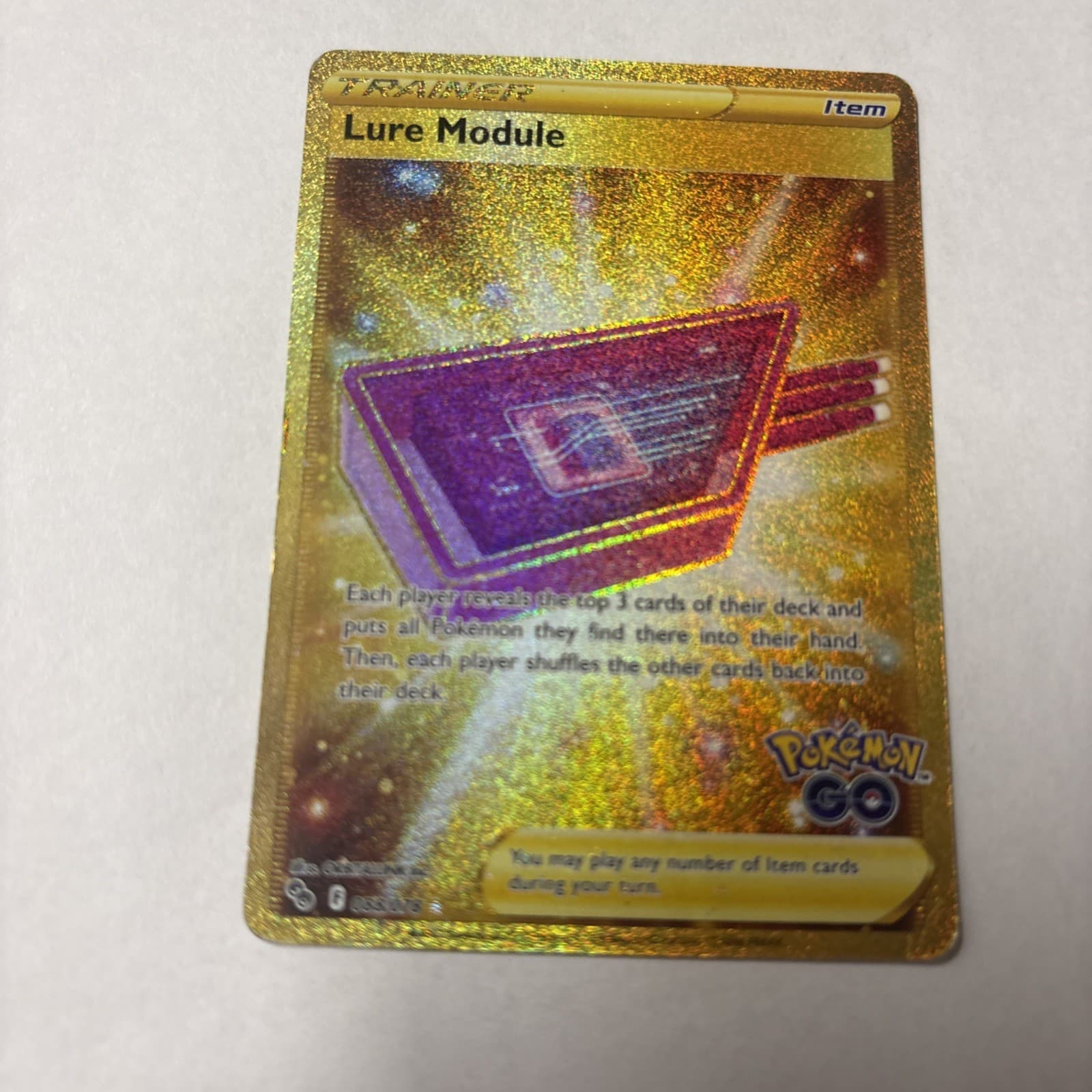 Pokemon - Lure Module #088/078 – Secret Rare Gold – Near Mint – Pokémon GO