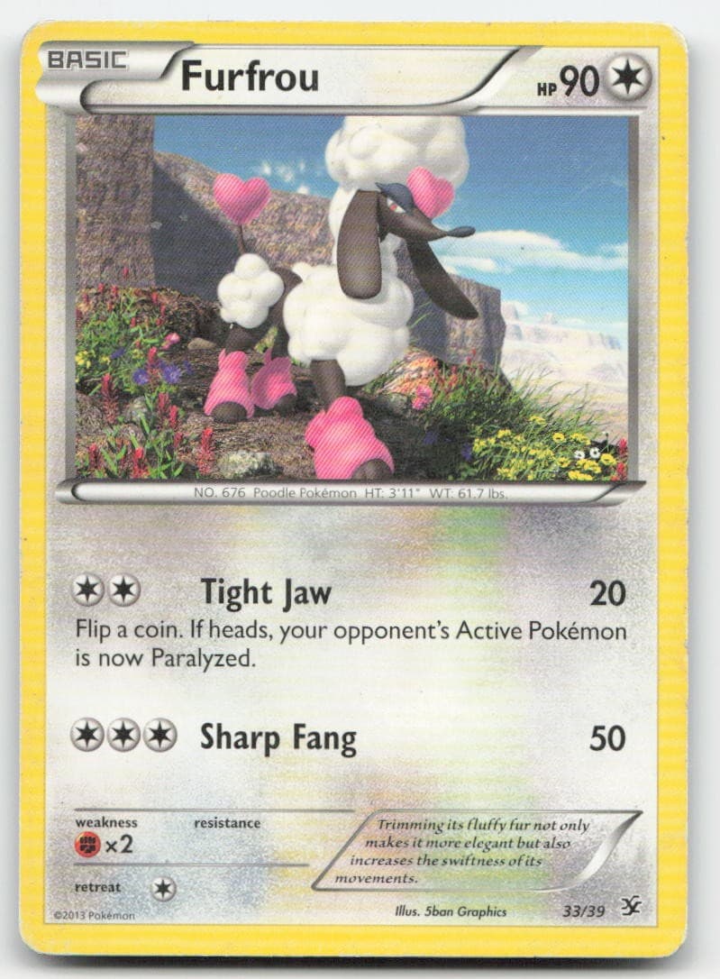Furfrou (33) 33/39 Kalos Starter Set Pokemon TCG DM