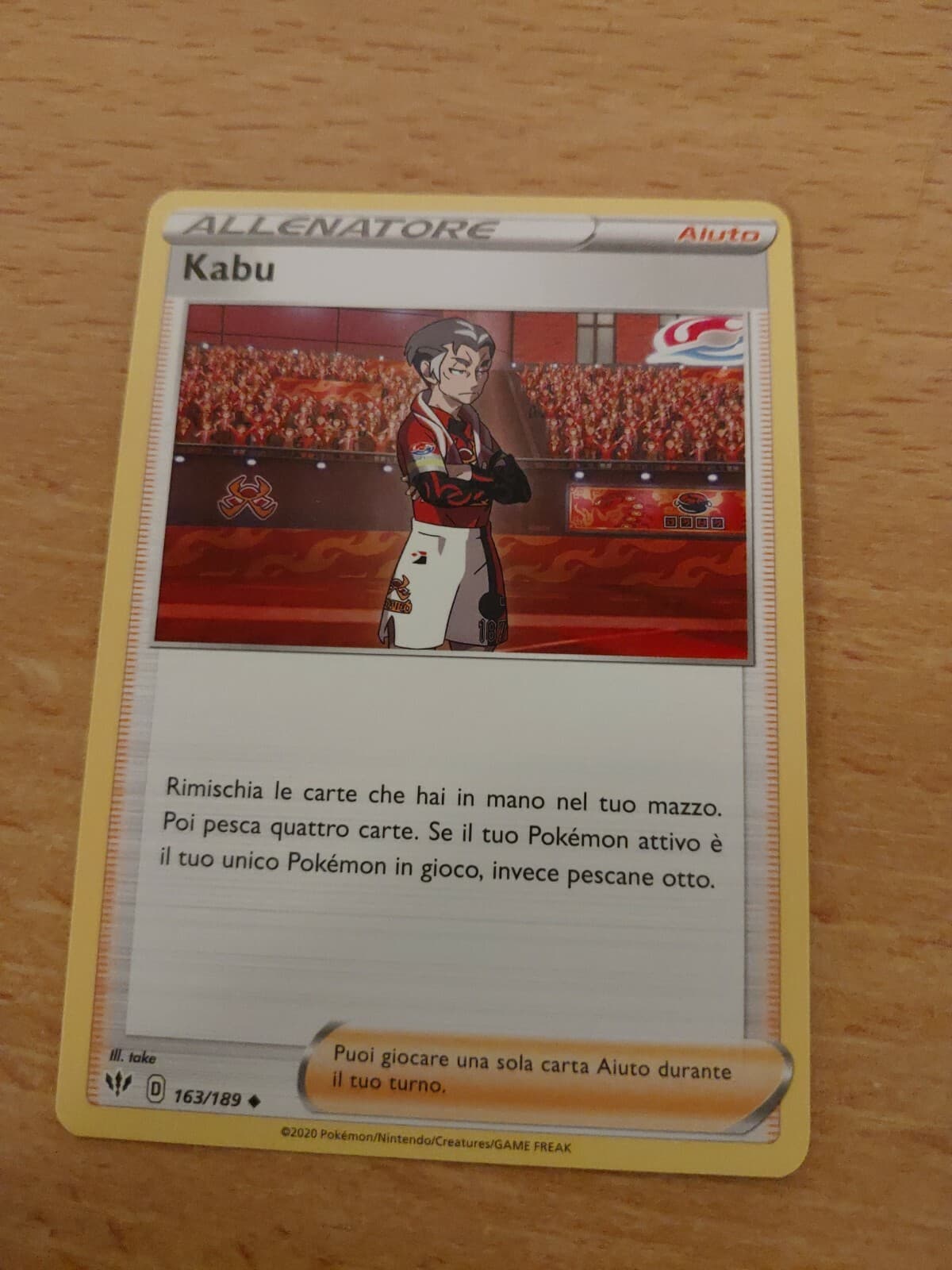Pokemon kabu fiamme oscure 163/189